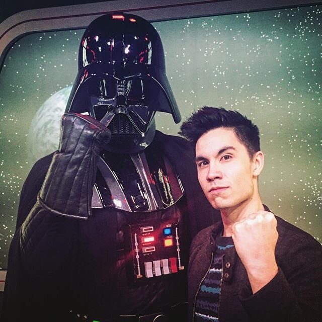 This guy and I are thinking of starting a band called &ldquo;Sith Harmony&rdquo; - what do you think? #maythe4thbewithyou #starwars