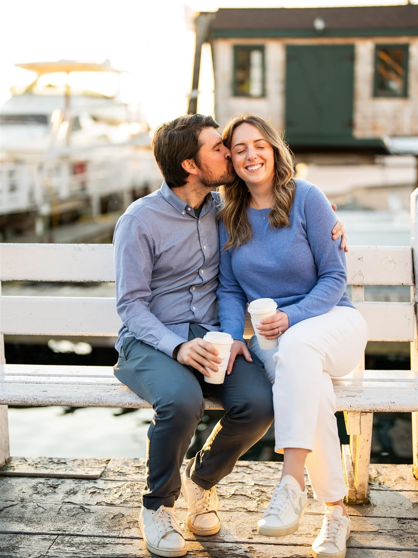 Happy wedding day to Amanda &amp; David! We can&rsquo;t wait to celebrate with you today!

Here&rsquo;s to many more coffee dates, just as husband &amp; wife now 🥳🍾