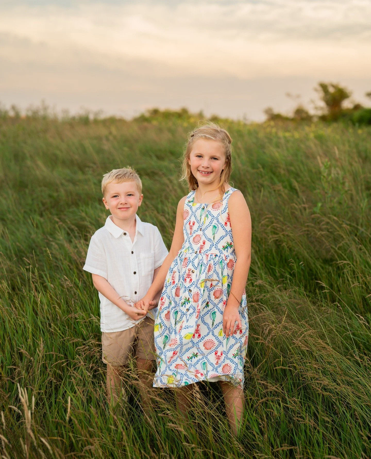 I love it when people travel from out of town and realize that Rhode Island is basically a giant, coastal playground.⁠
⁠
This family reached out while they were visiting, and we spent the afternoon chasing the light and trying to keep the kids from r