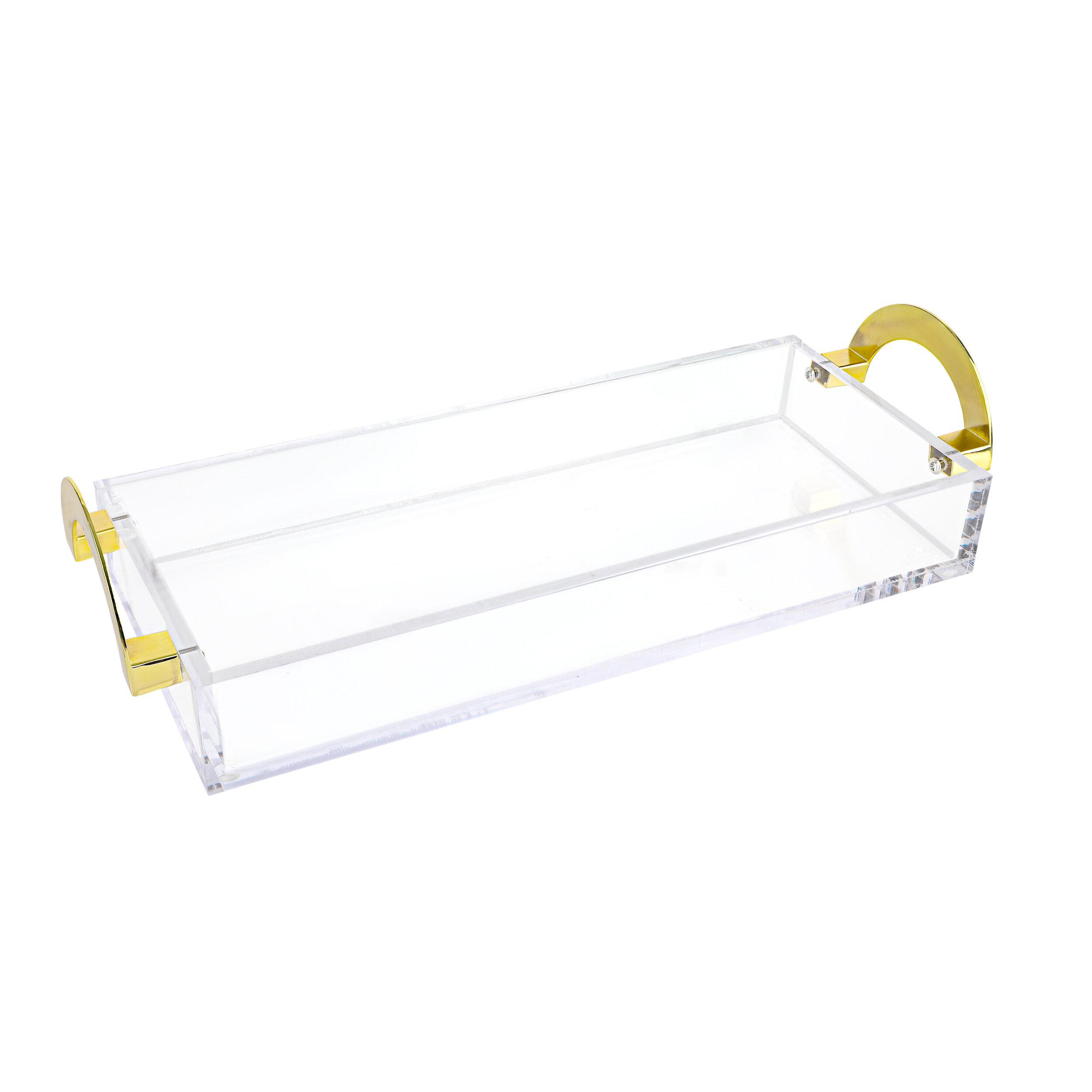Lux Lucite tray gold handles.JPG