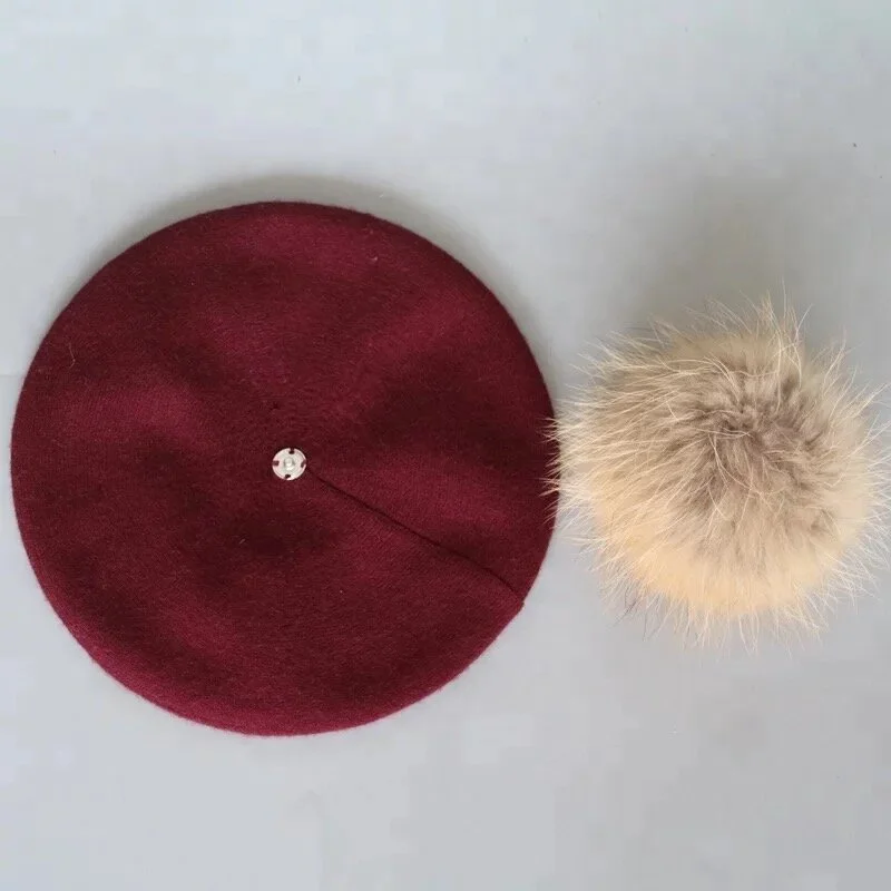 Meryl Wool Felt Fascinator with Patent Bow — The Doily Lady display picture 3