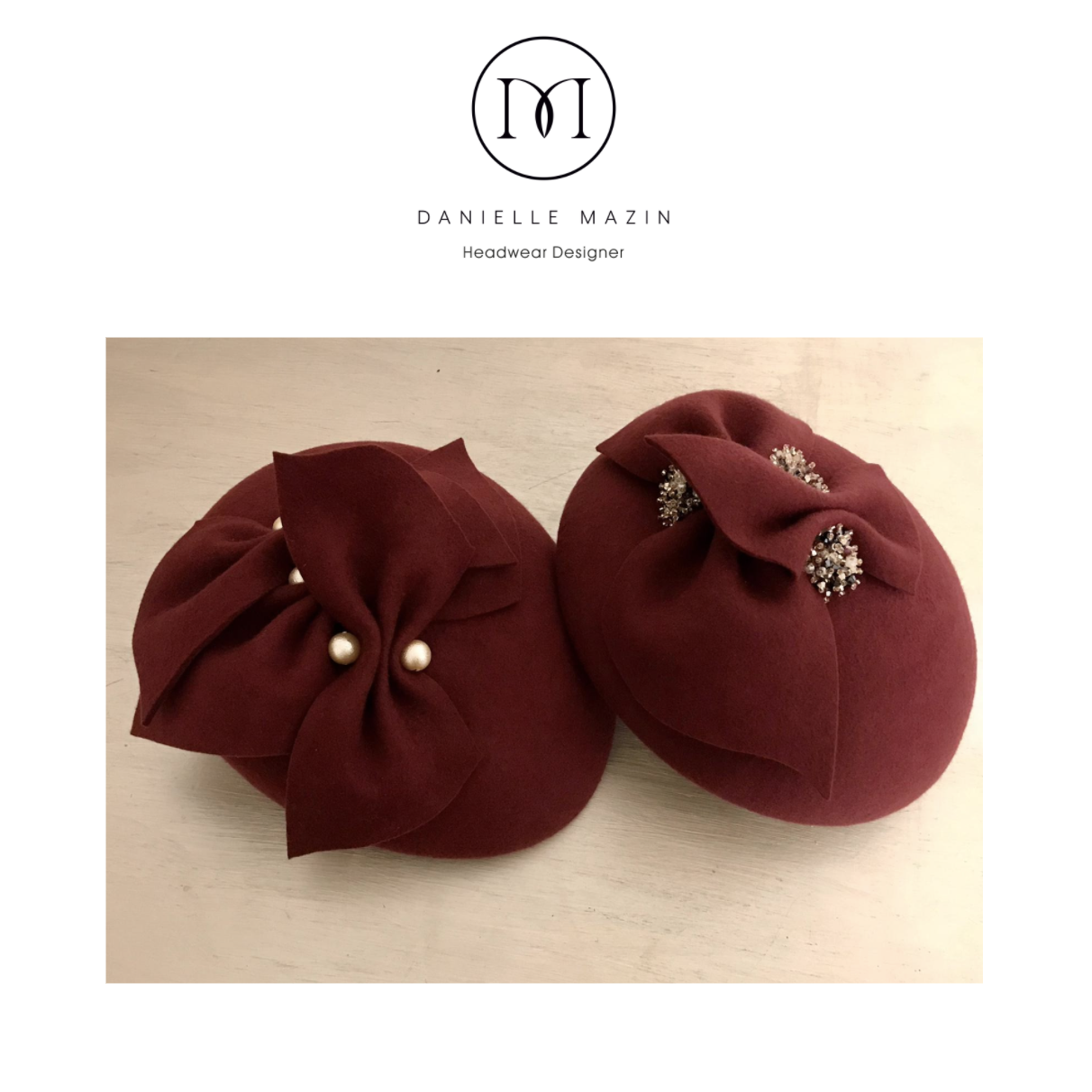 danielle mazin maroon felt fascinators.PNG