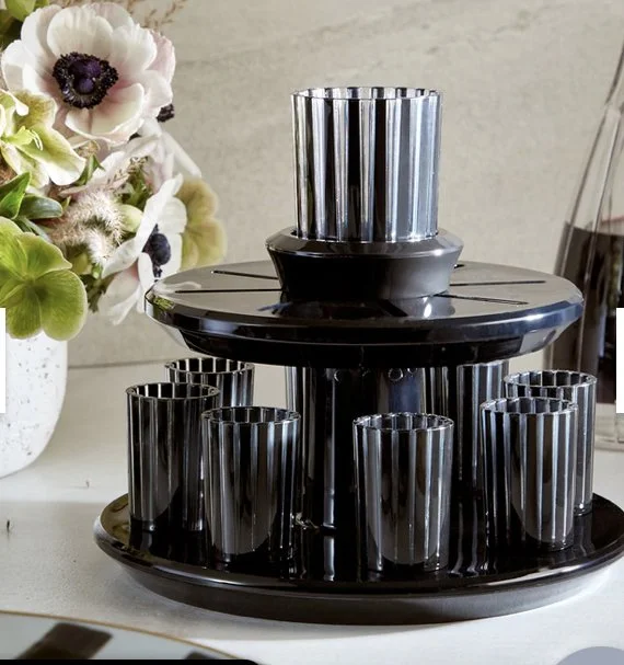 Kiddush Wine Fountain Set-Black
