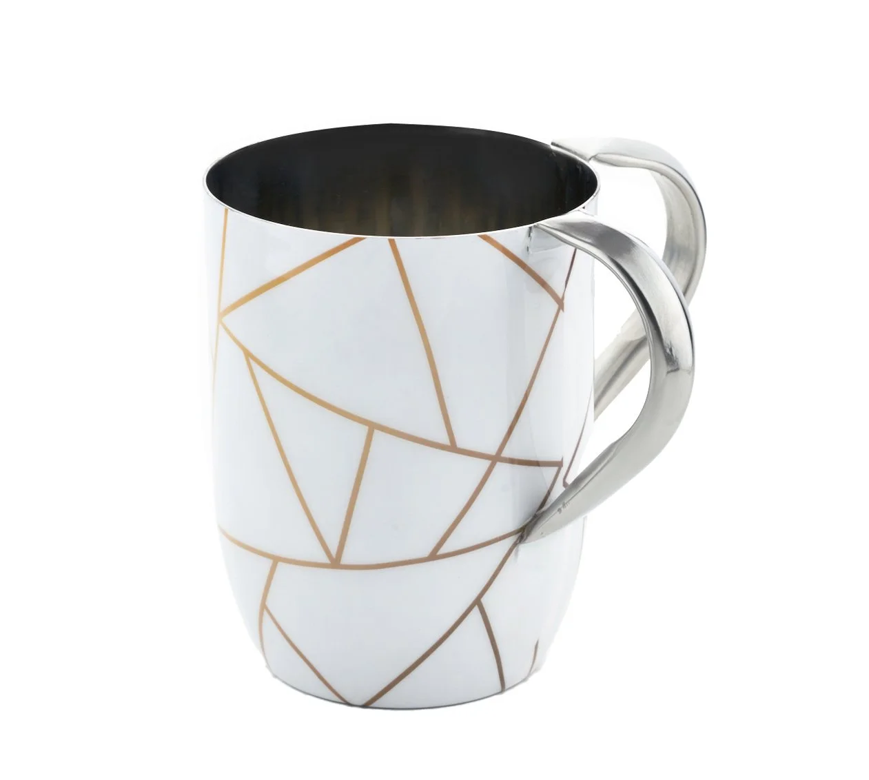 godinger white and gold abstract cup.JPG