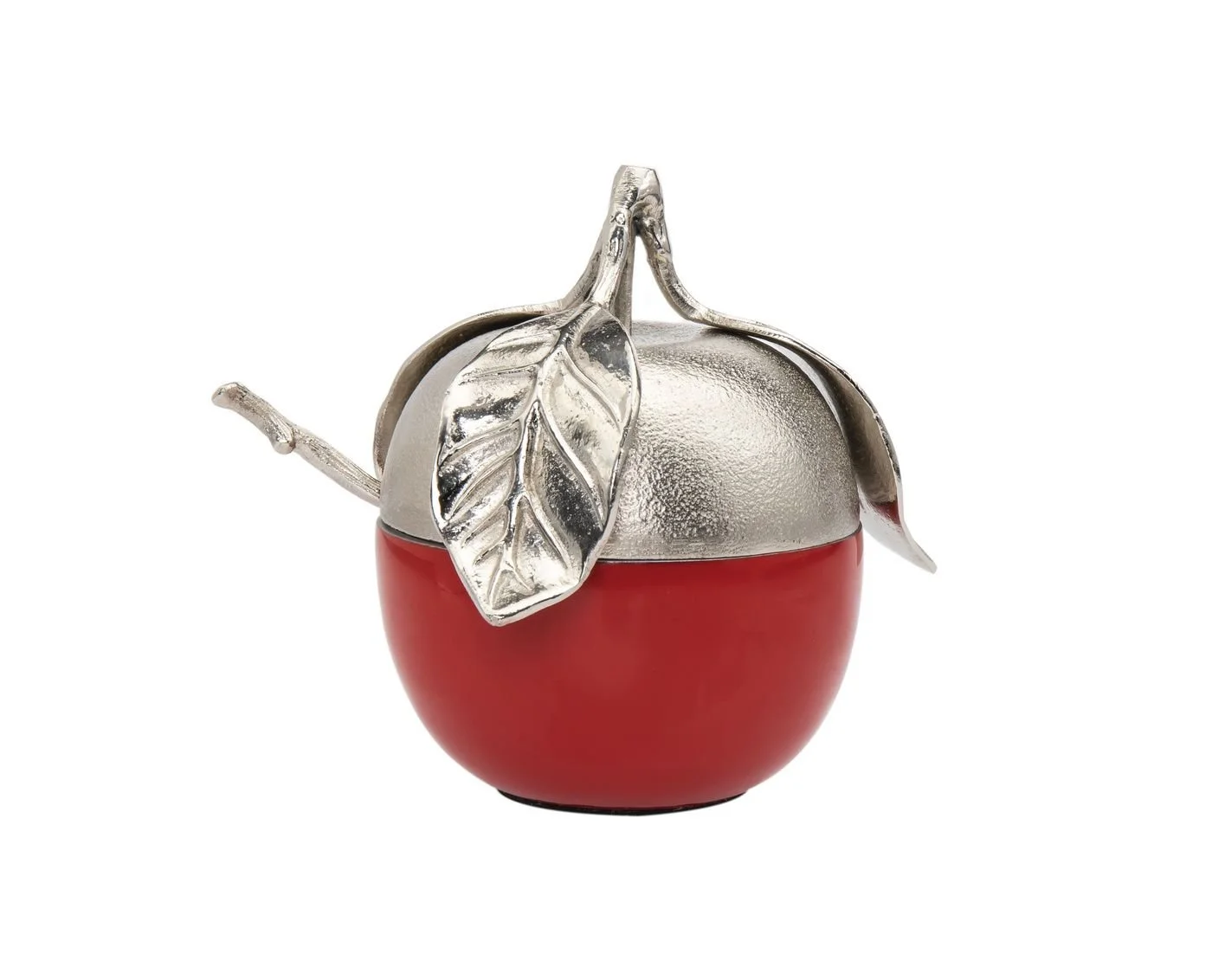 godinger red apple honey jar.JPG