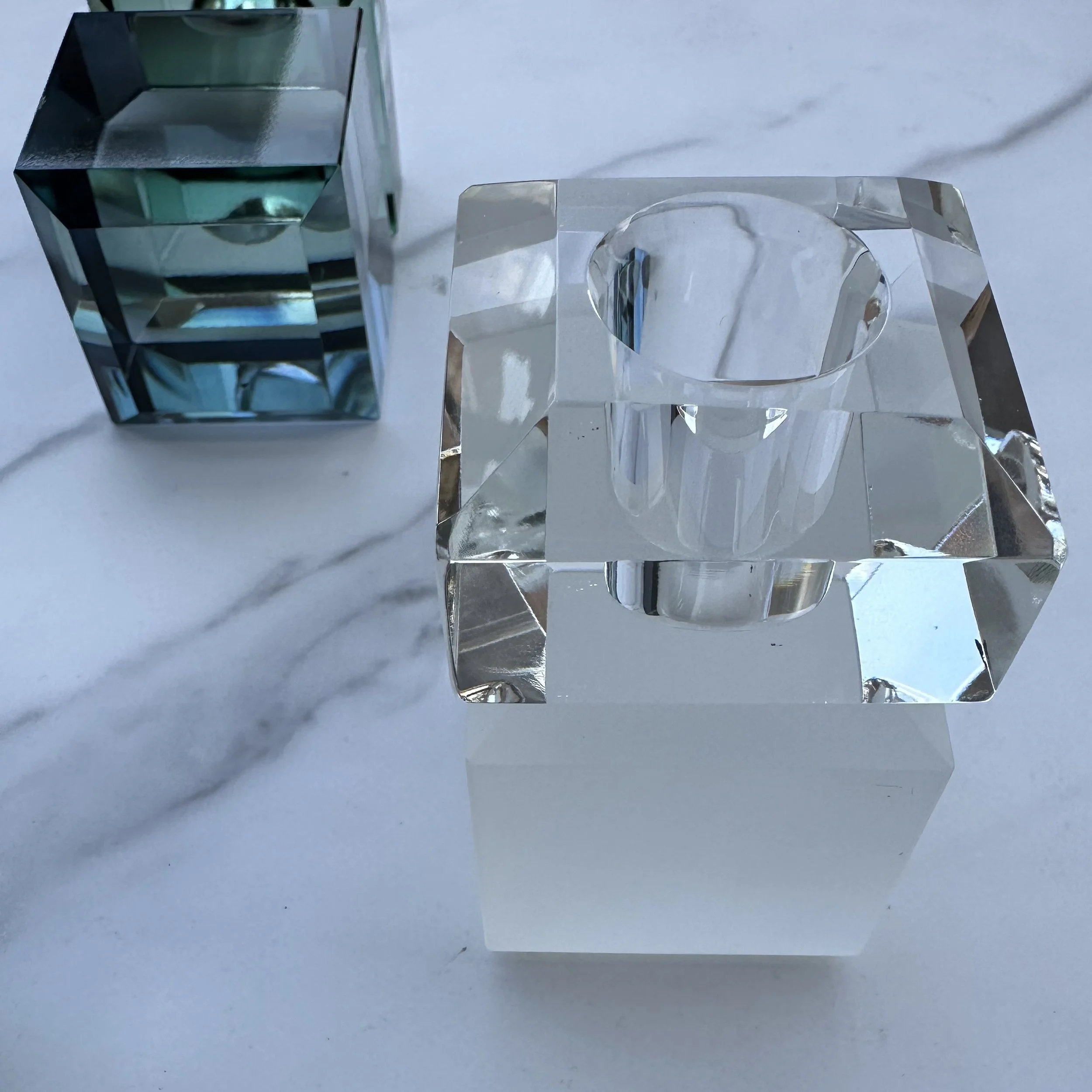 lainy frosted clear candlestick.JPG