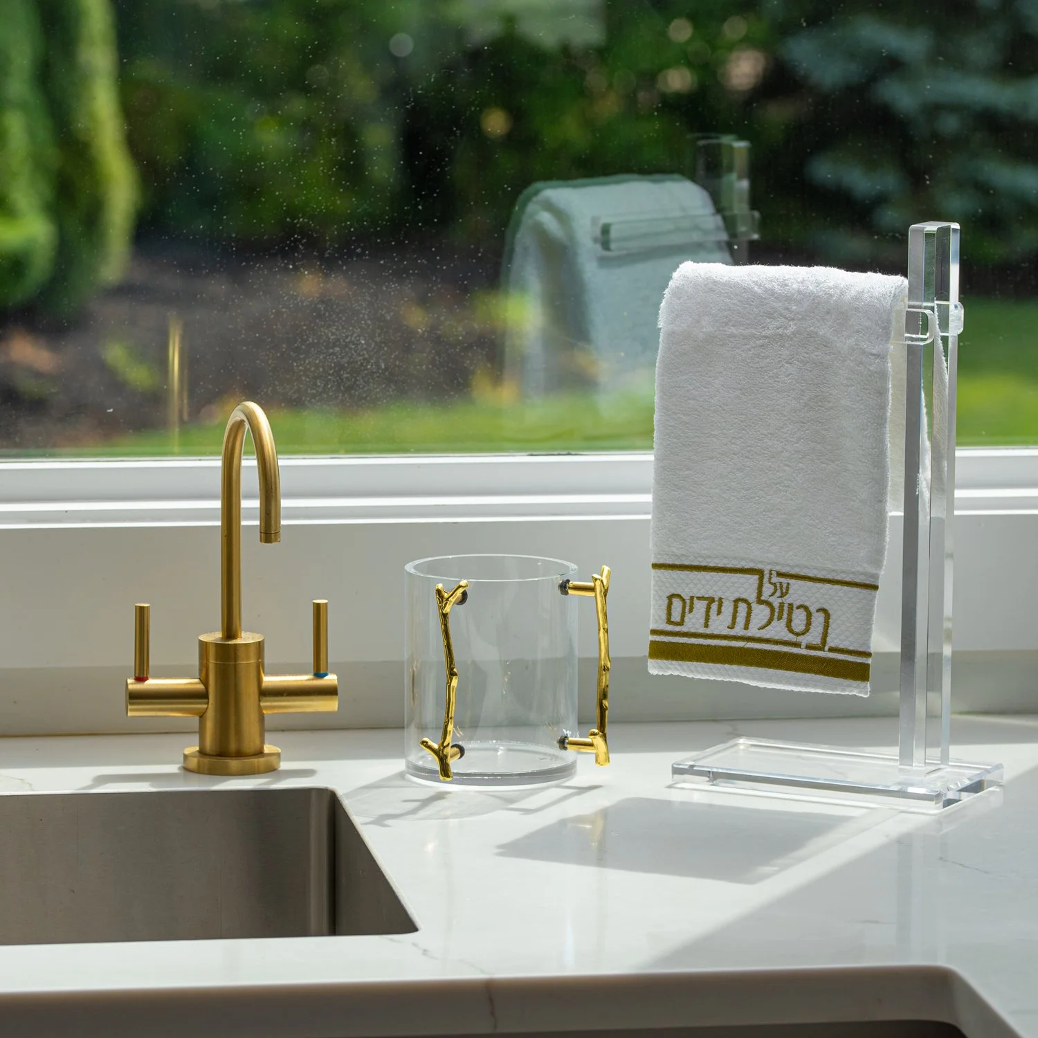 Embroidered Netilat Yadayim Towels-3 color ways