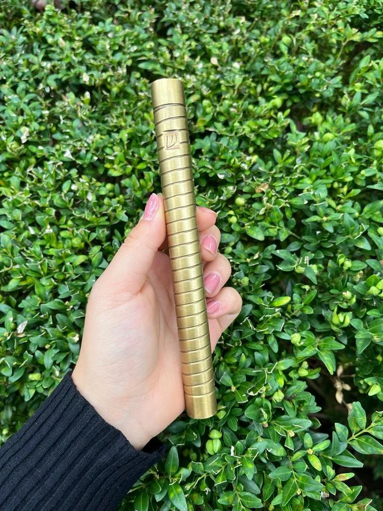 as mezuzot antique brass twisted.JPG