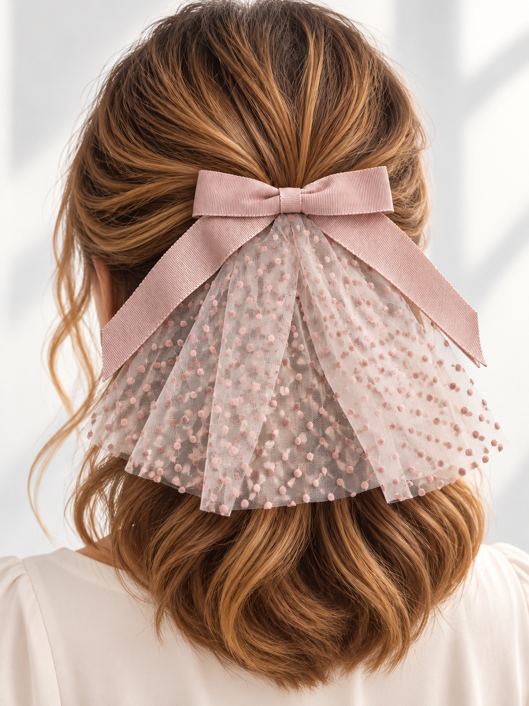 carolina pink swiss dot on head.png