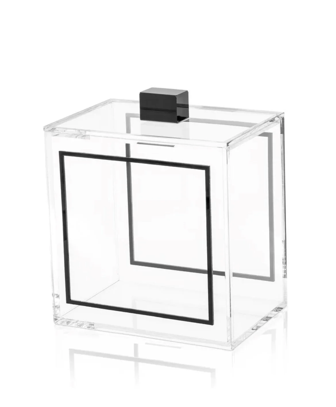 lucite by design black trim canister.jpg