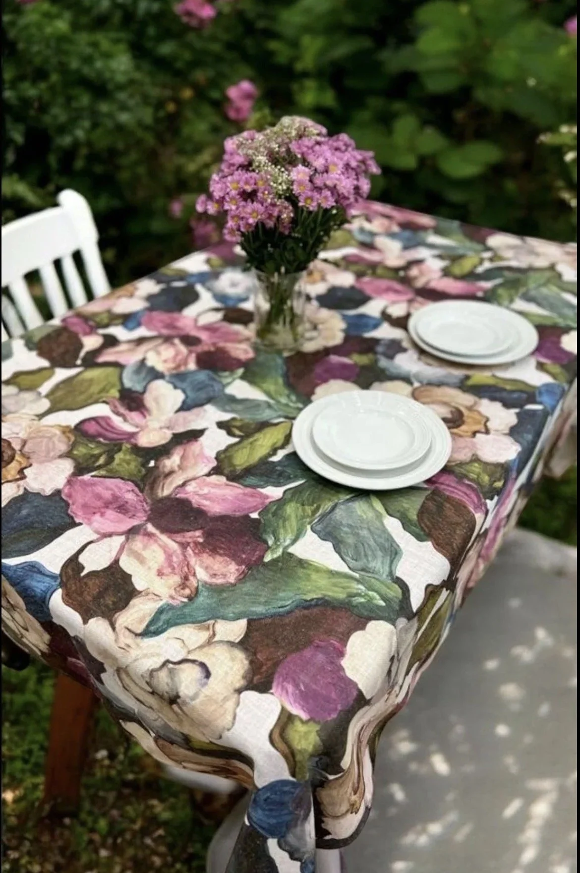 Floral Garden Tablecloth