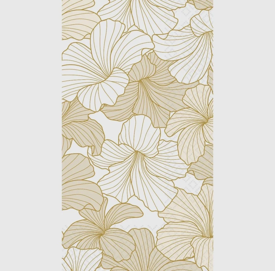 Hibiscus Gold Guest Towel/Napkins