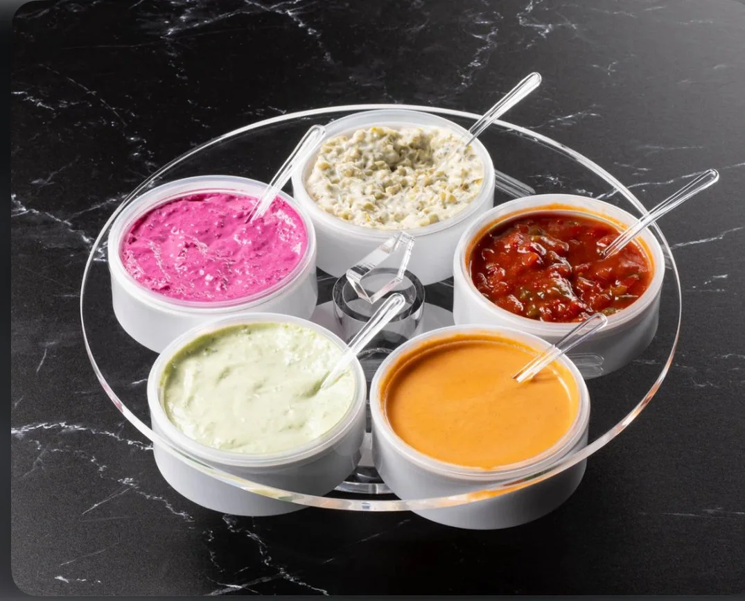 Lazy Susan Dip Tray