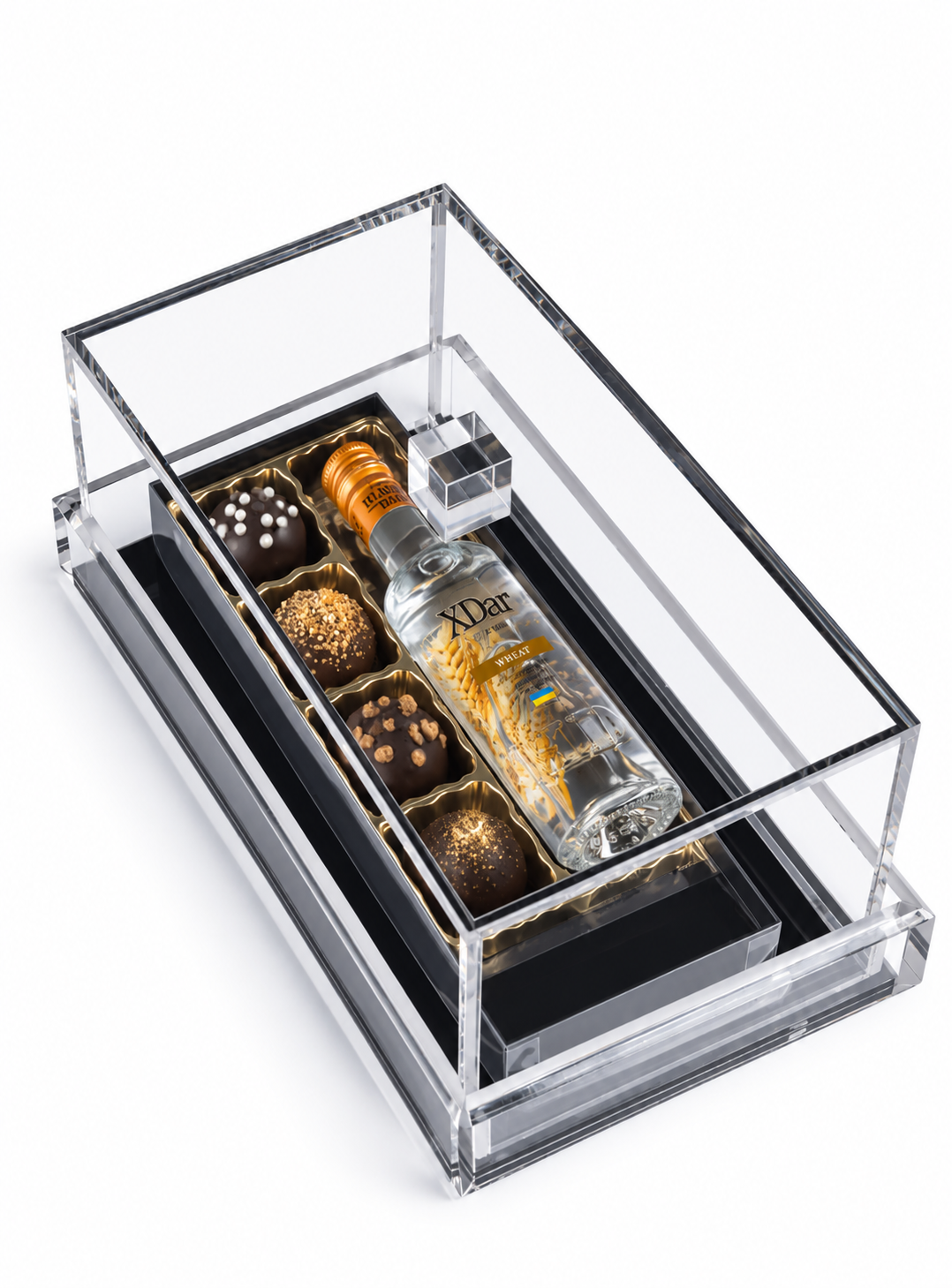 Lucite Cake Dome Gift Set