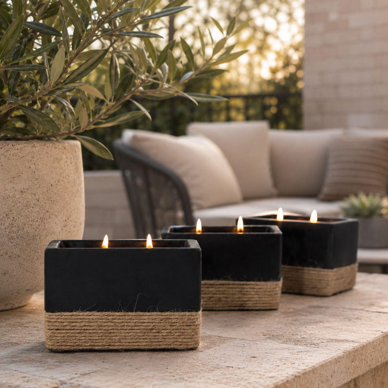 Citronella Scented Candle