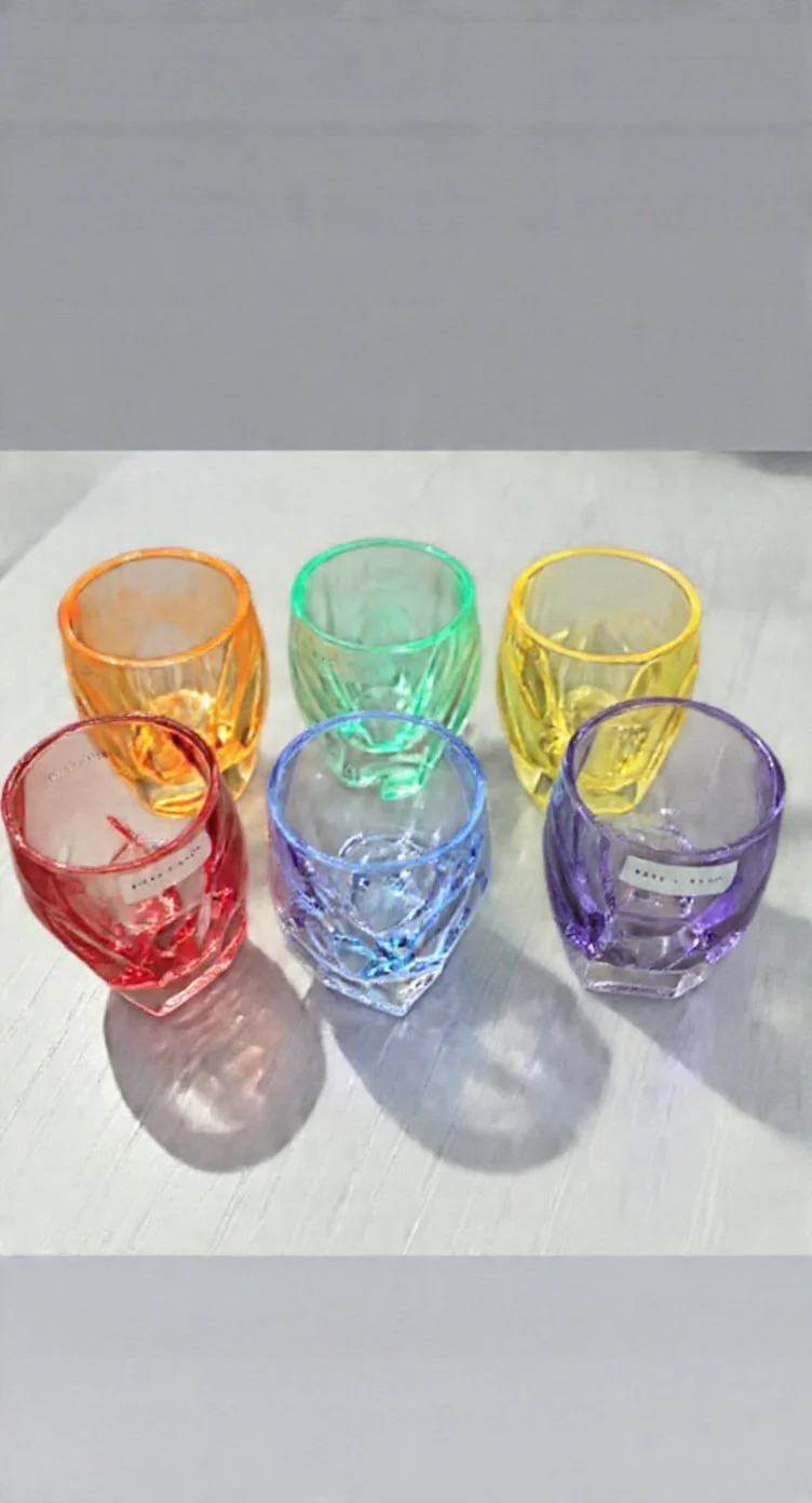 godinger rainbow shot glasses.JPG