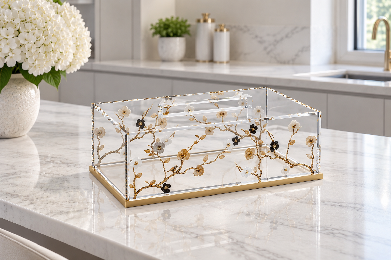 Ornate Garden Cake Log Holder