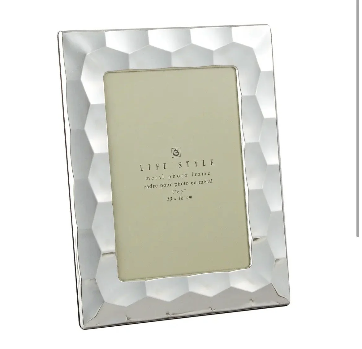 Prism Silver-Tone Metal Photo Frame - Two Sizes