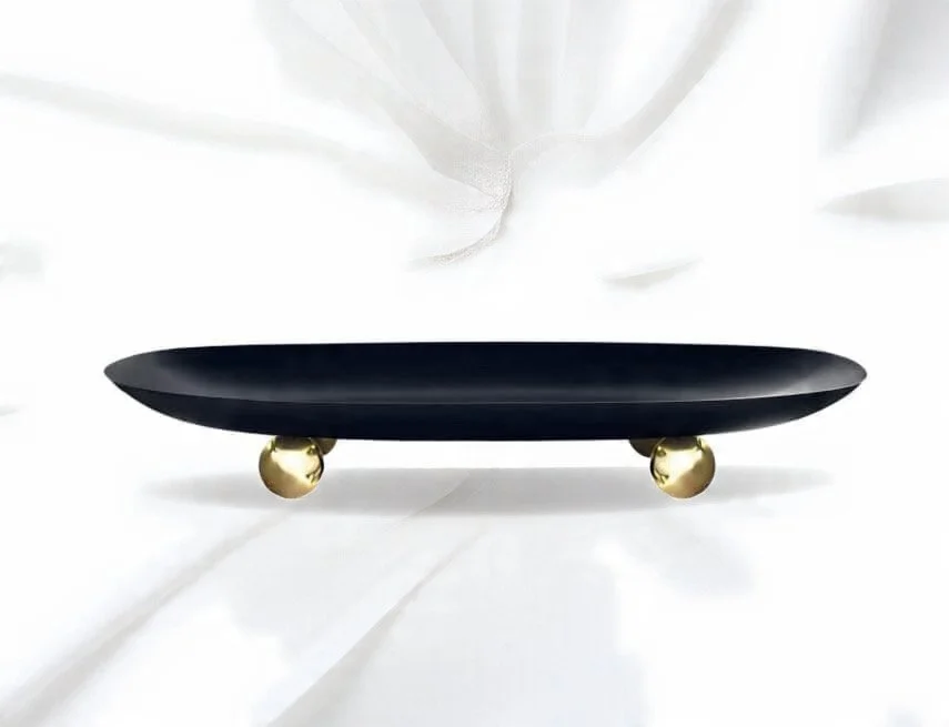 godinger black and gold tray.JPG