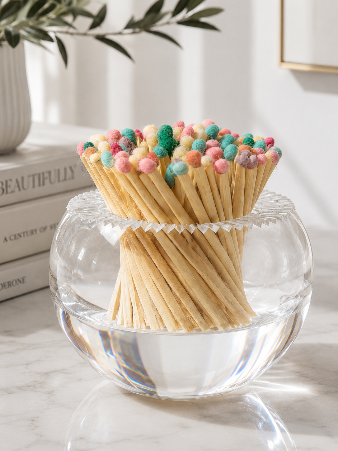 TART Acrylic Orb Match Holder/Confetti Matches