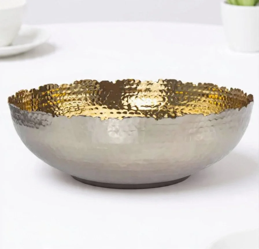 godinger silver and gold bowl.JPG