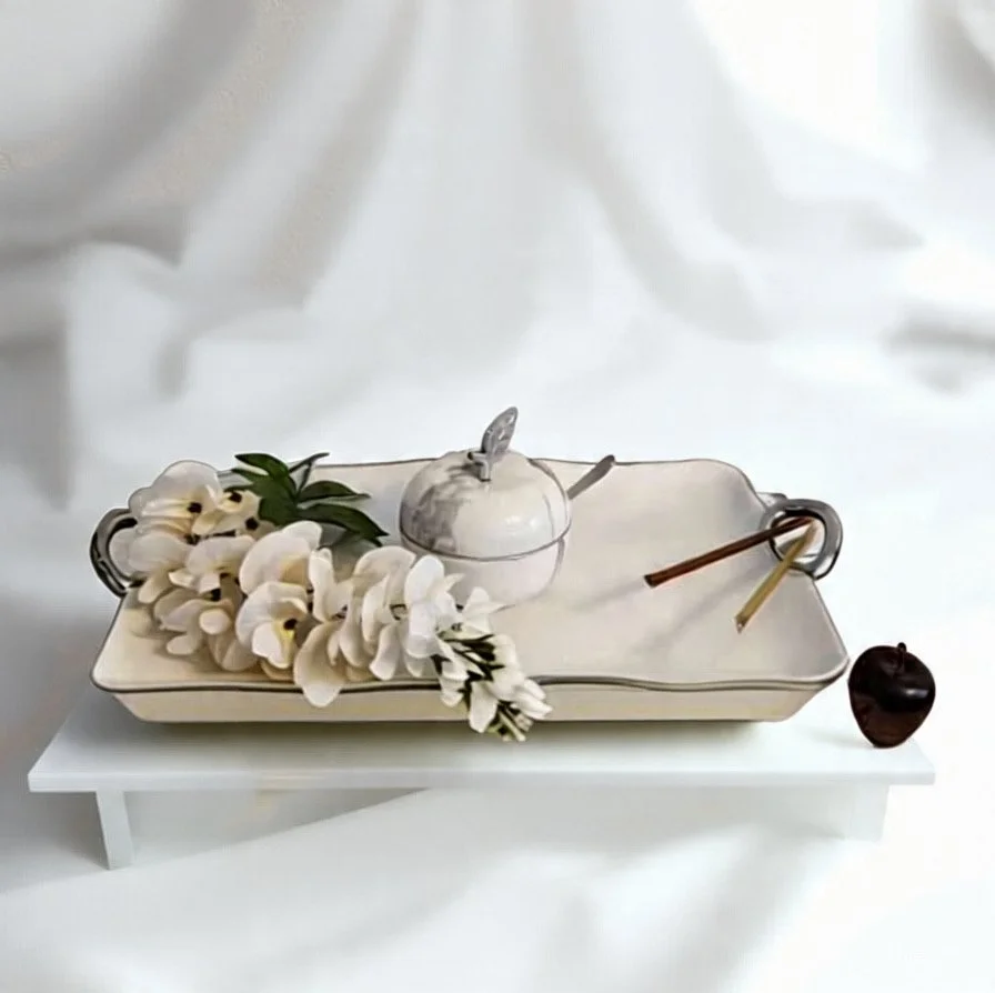 rosh hashana marble honey dish gift.JPG