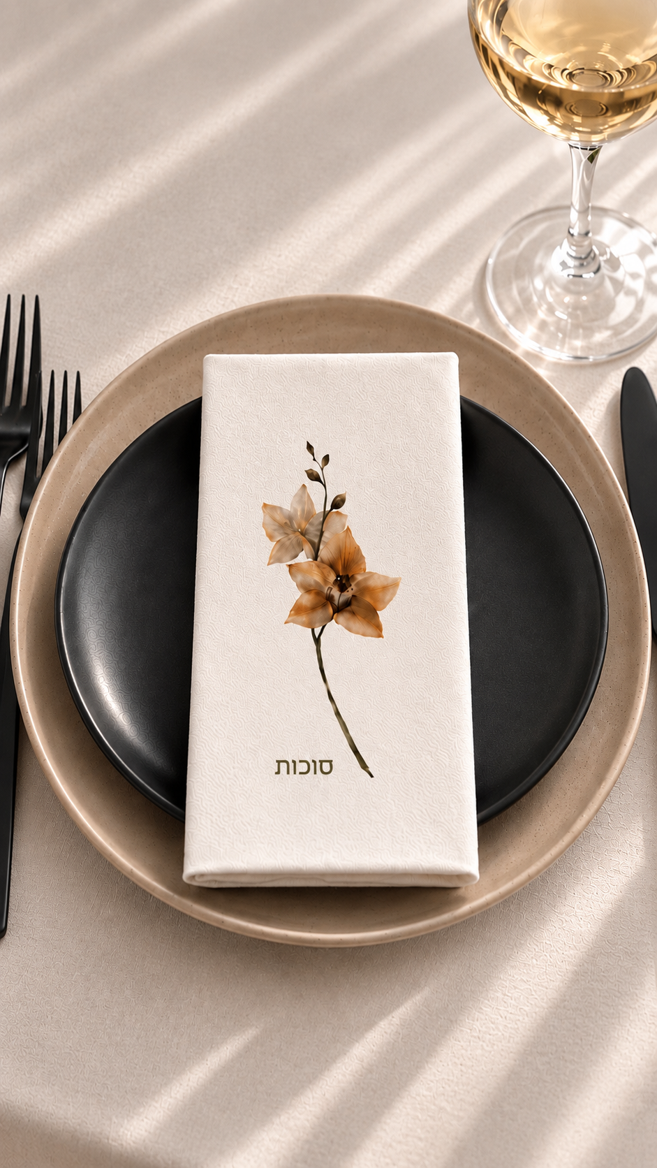 Altoona Solo Orchid Sukkos Paper Napkin Towels