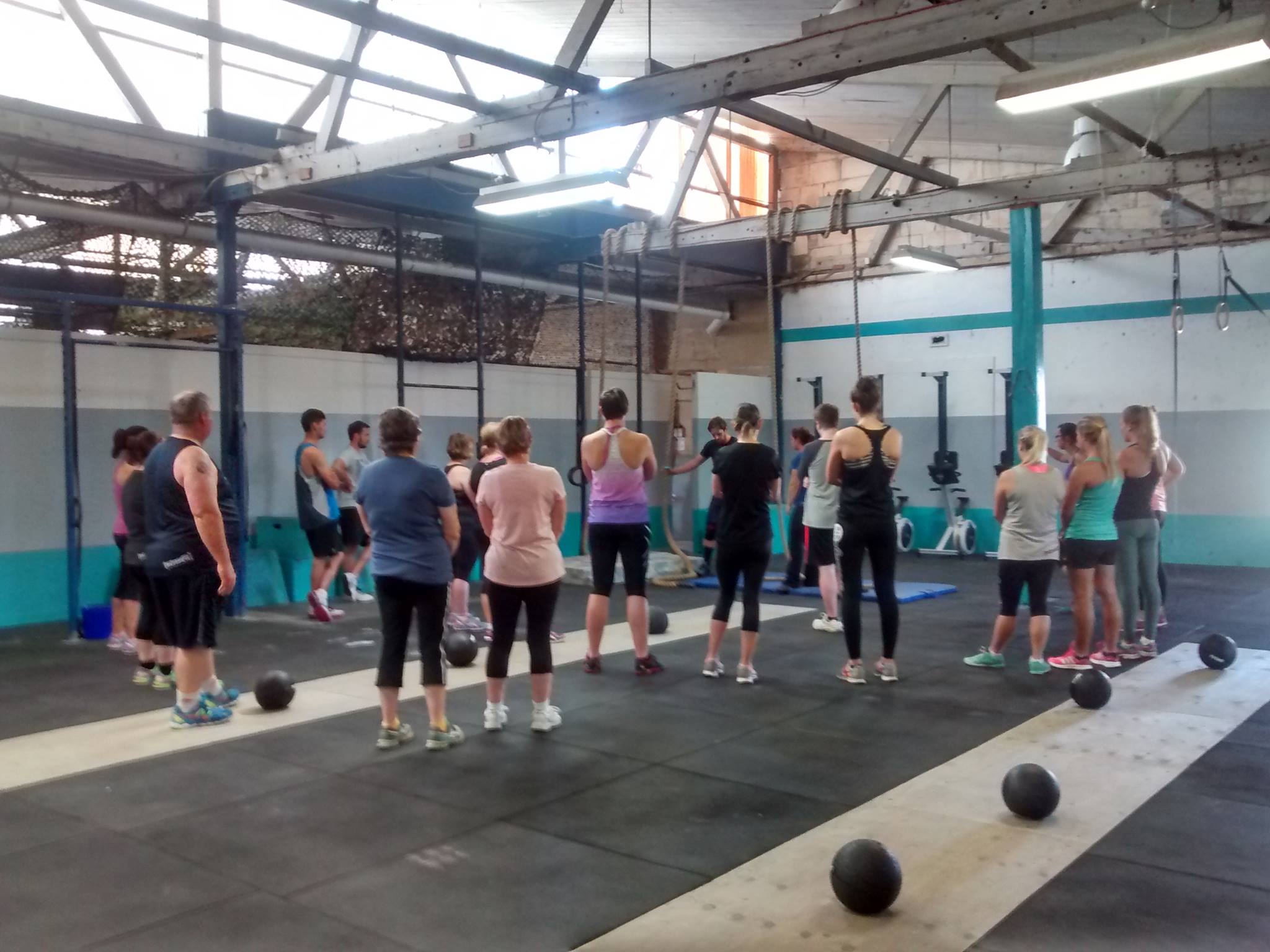 Our packed Tryout Class on Saturday!