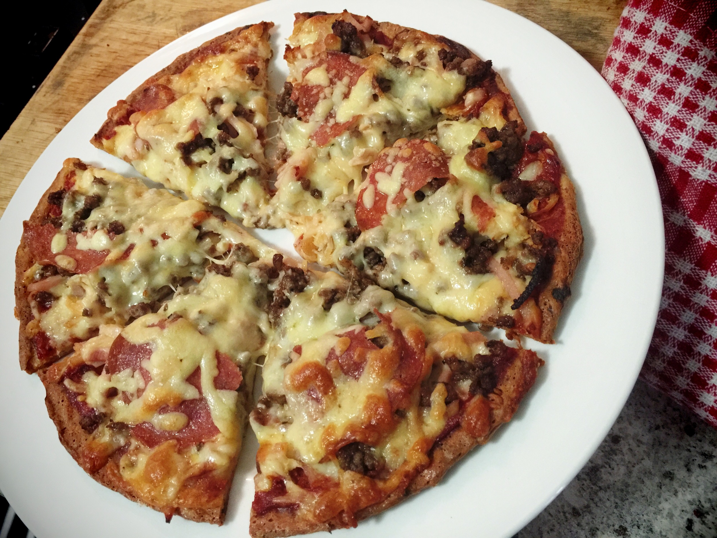 Fat Head Pizza - Low Carb Island Style