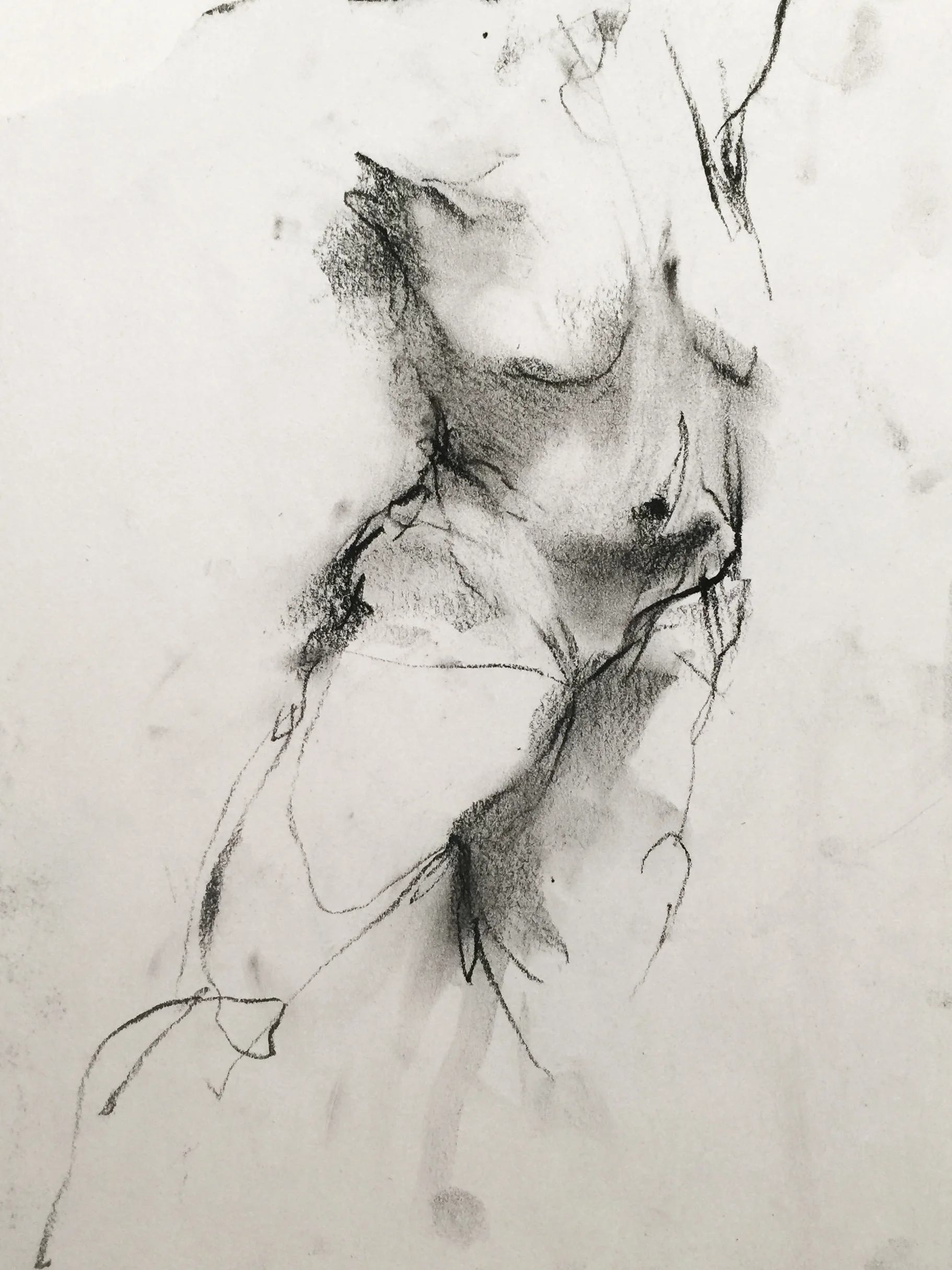 Charcoal on newsprint 2015