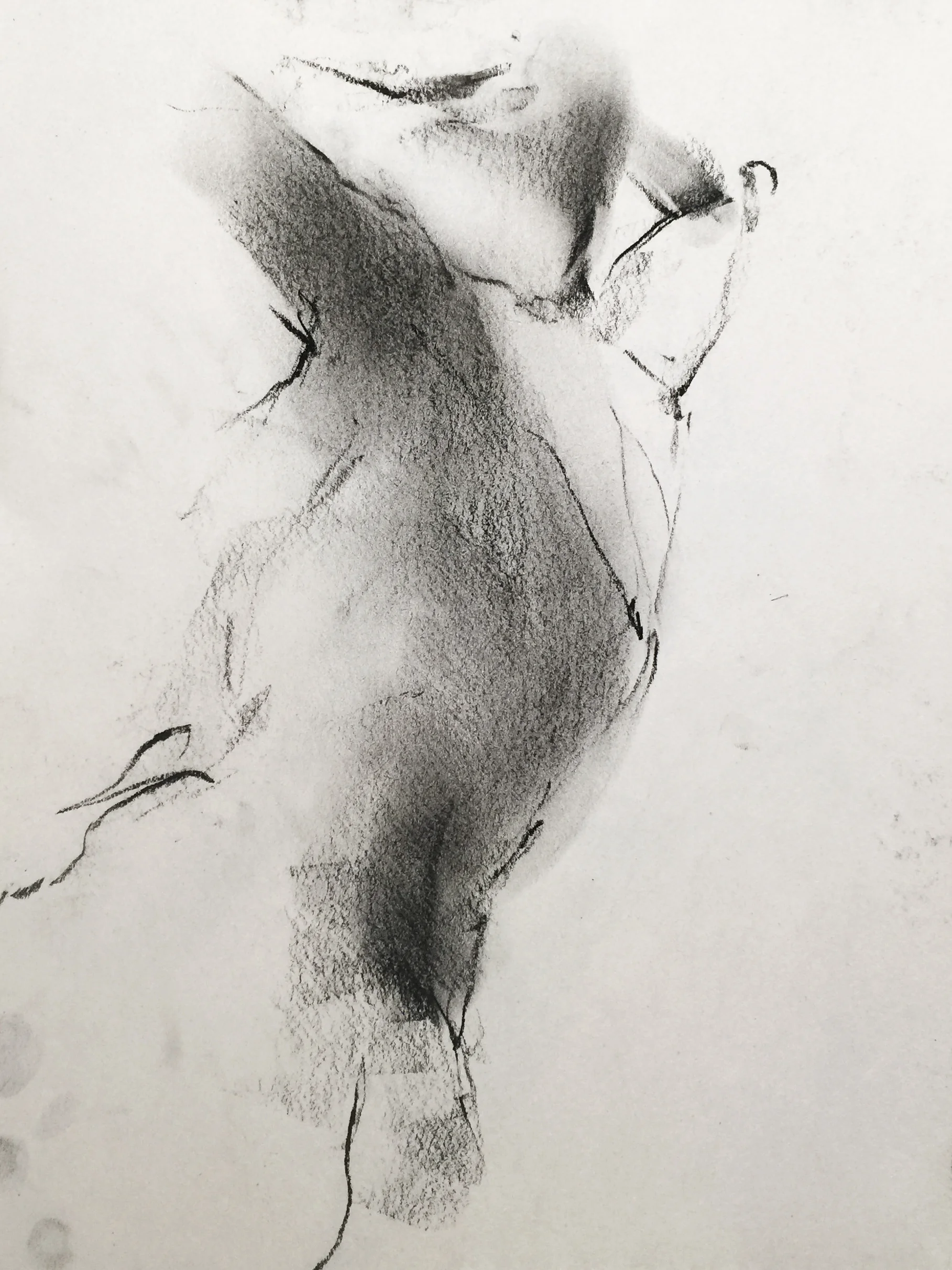 Charcoal on newsprint 2015