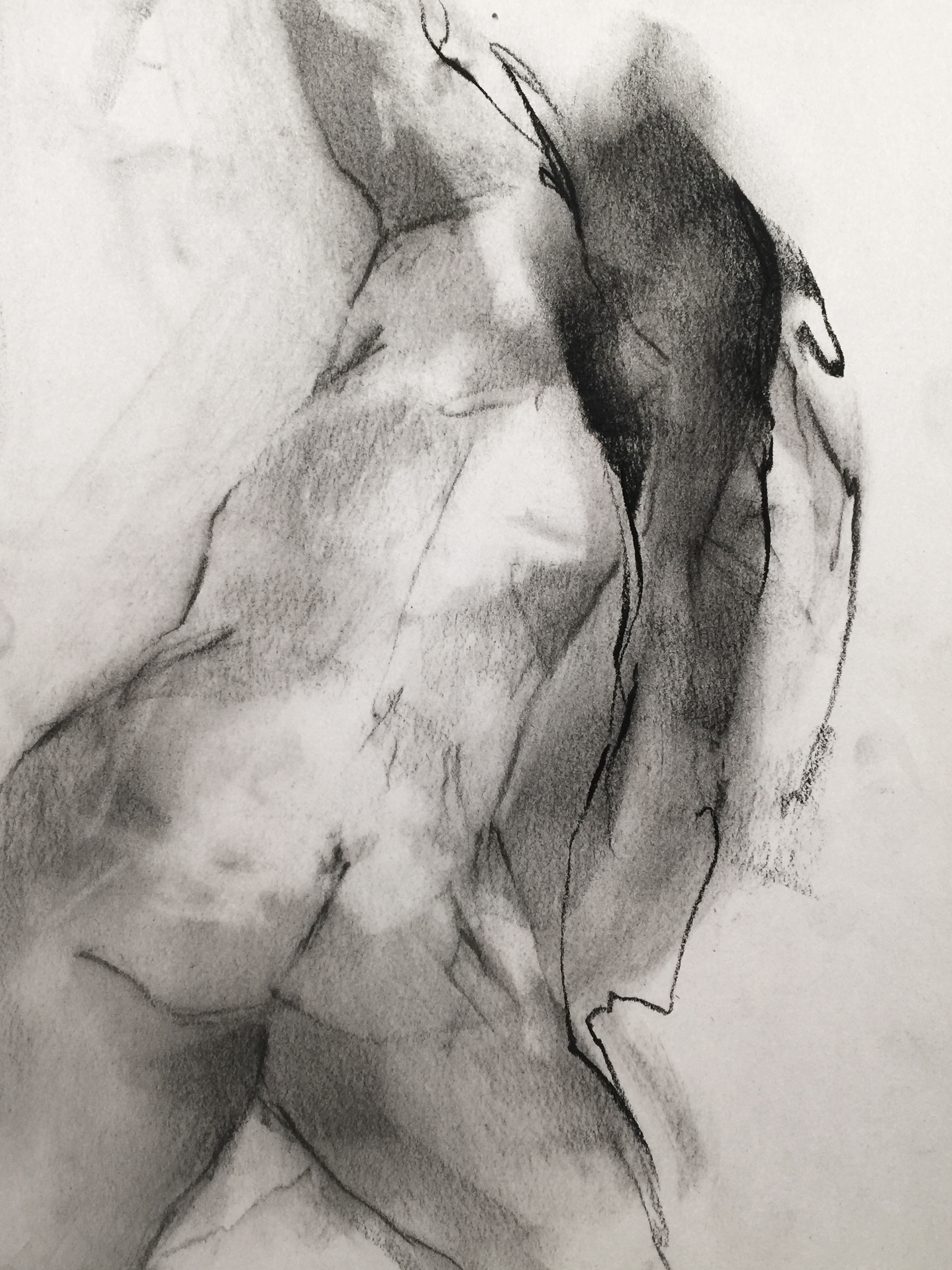 Charcoal on newsprint 2015