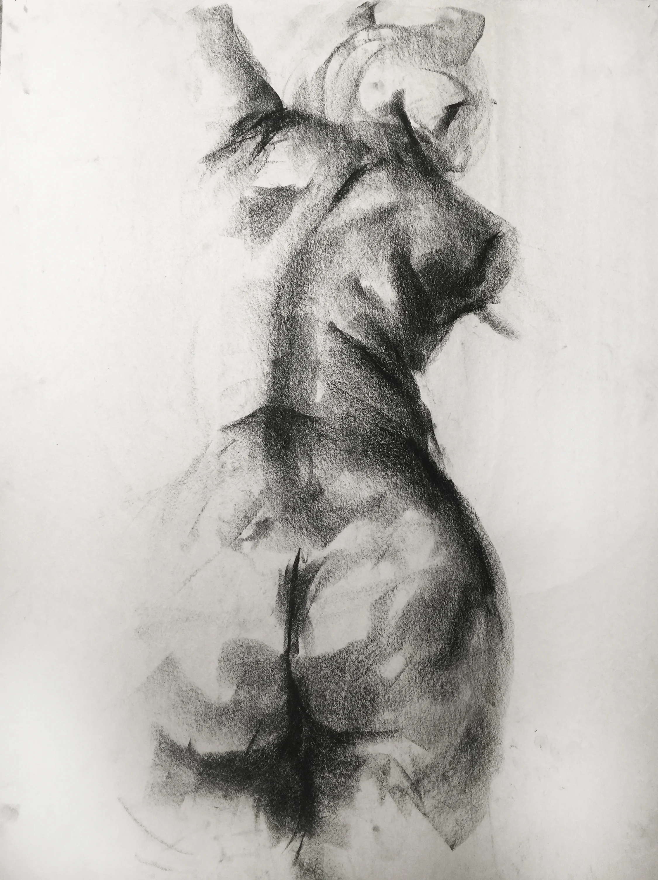 Charcoal on newsprint 2014