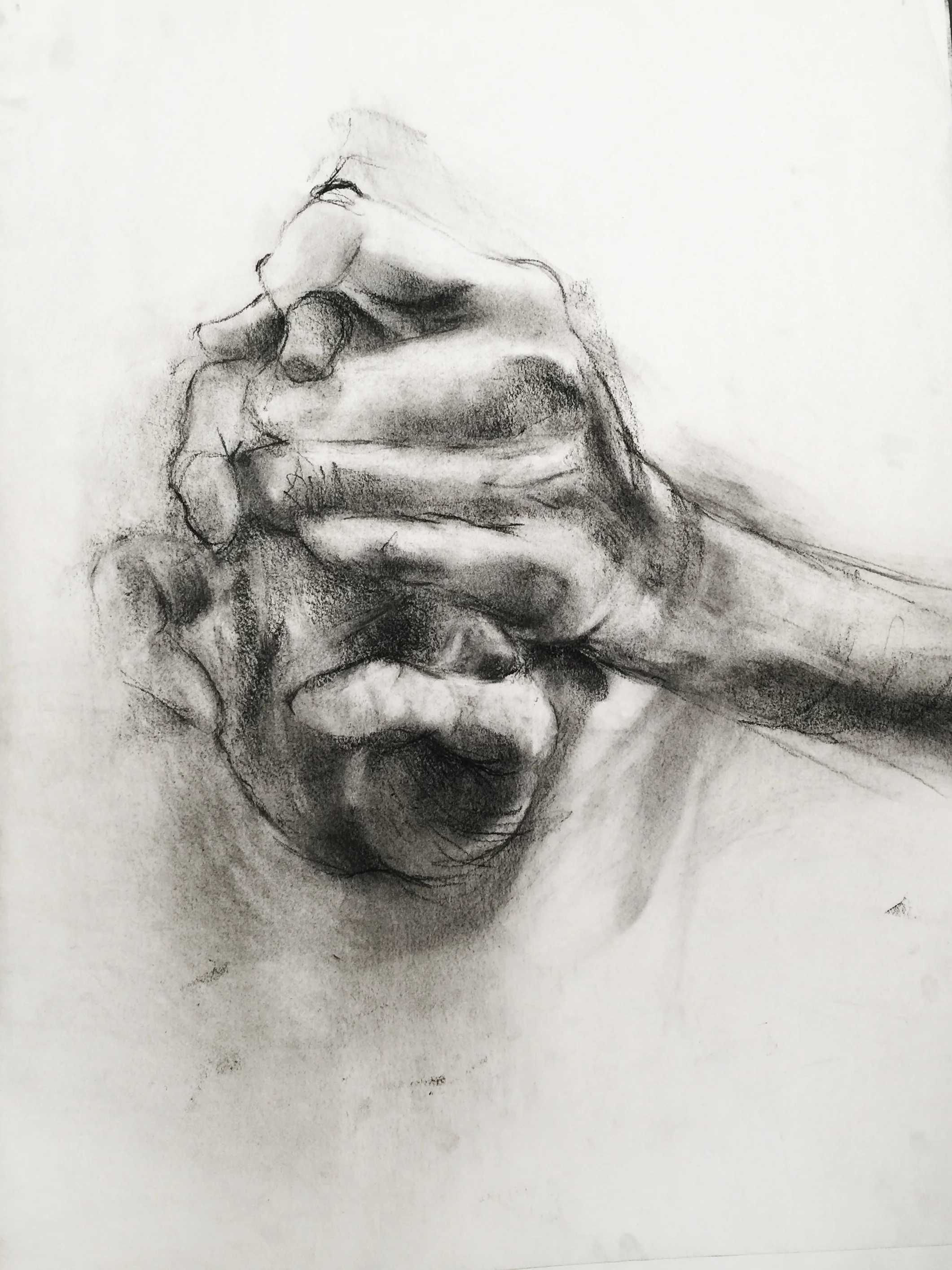 Charcoal on newsprint 2015