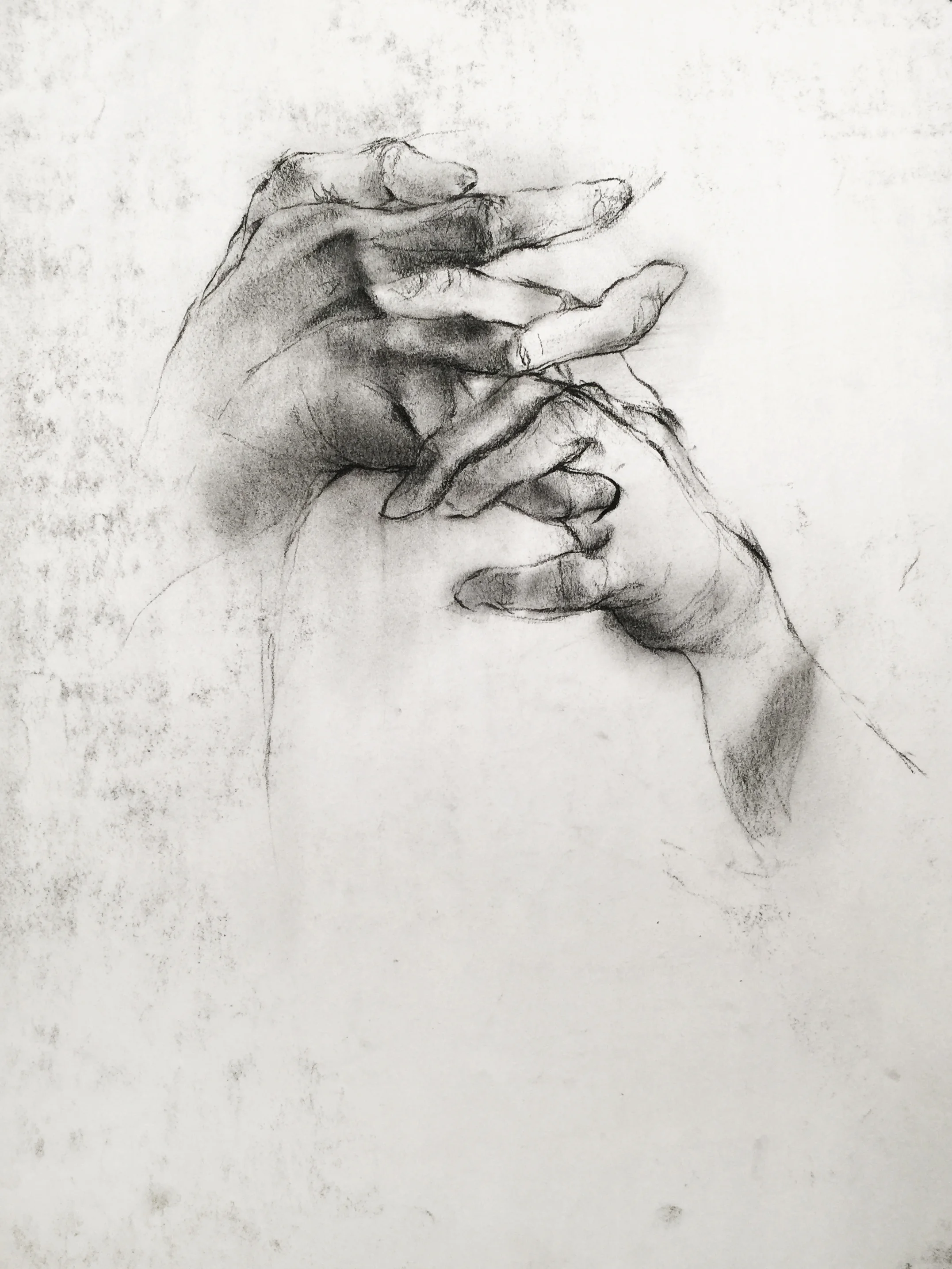 Charcoal on newsprint 2015