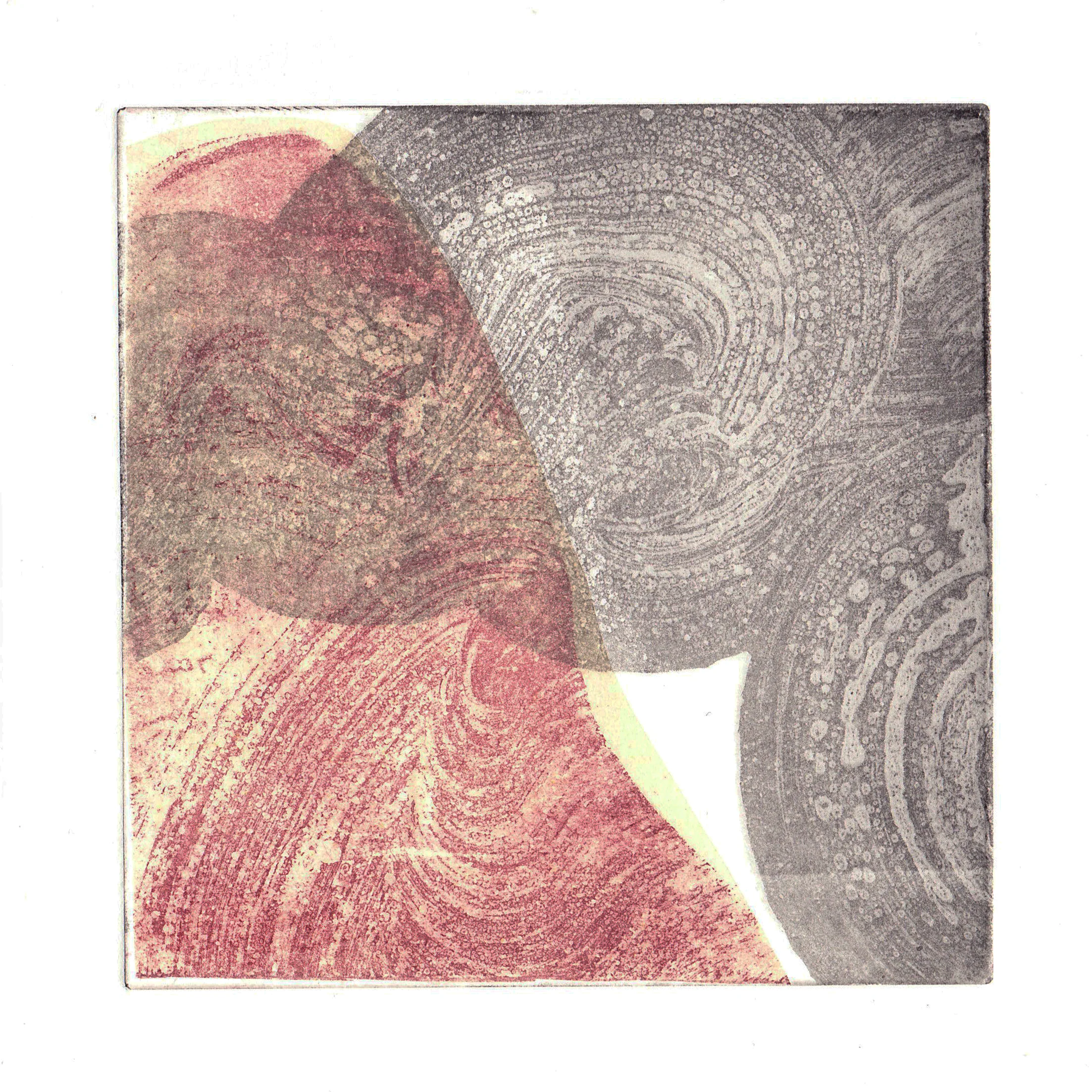 Intaglio Soap ground and chine collé 