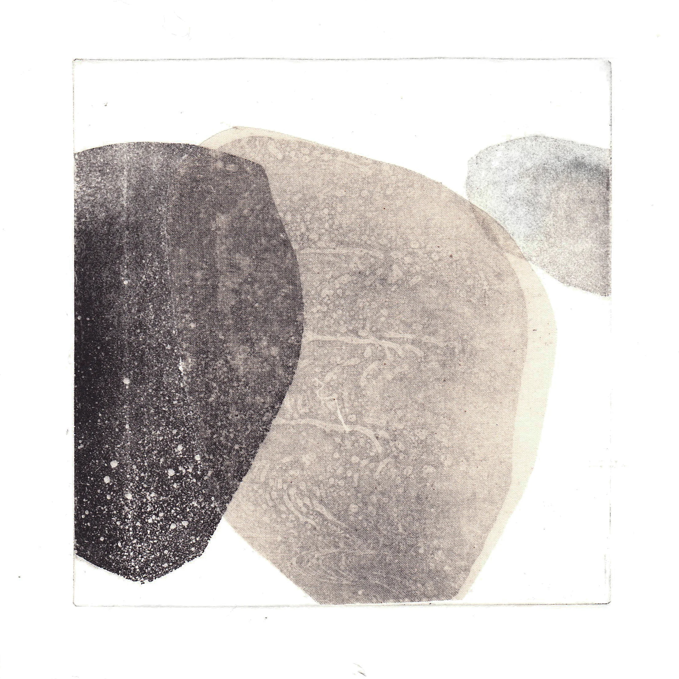 Intaglio Soap ground and chine collé 
