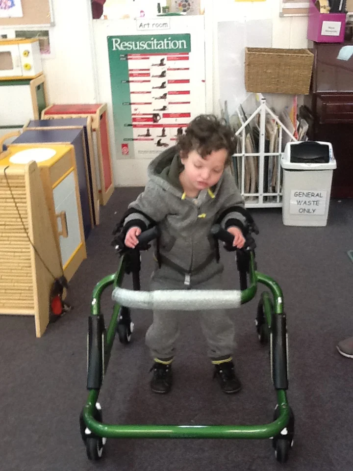 Hugo walking at Waterford June 2015.jpg