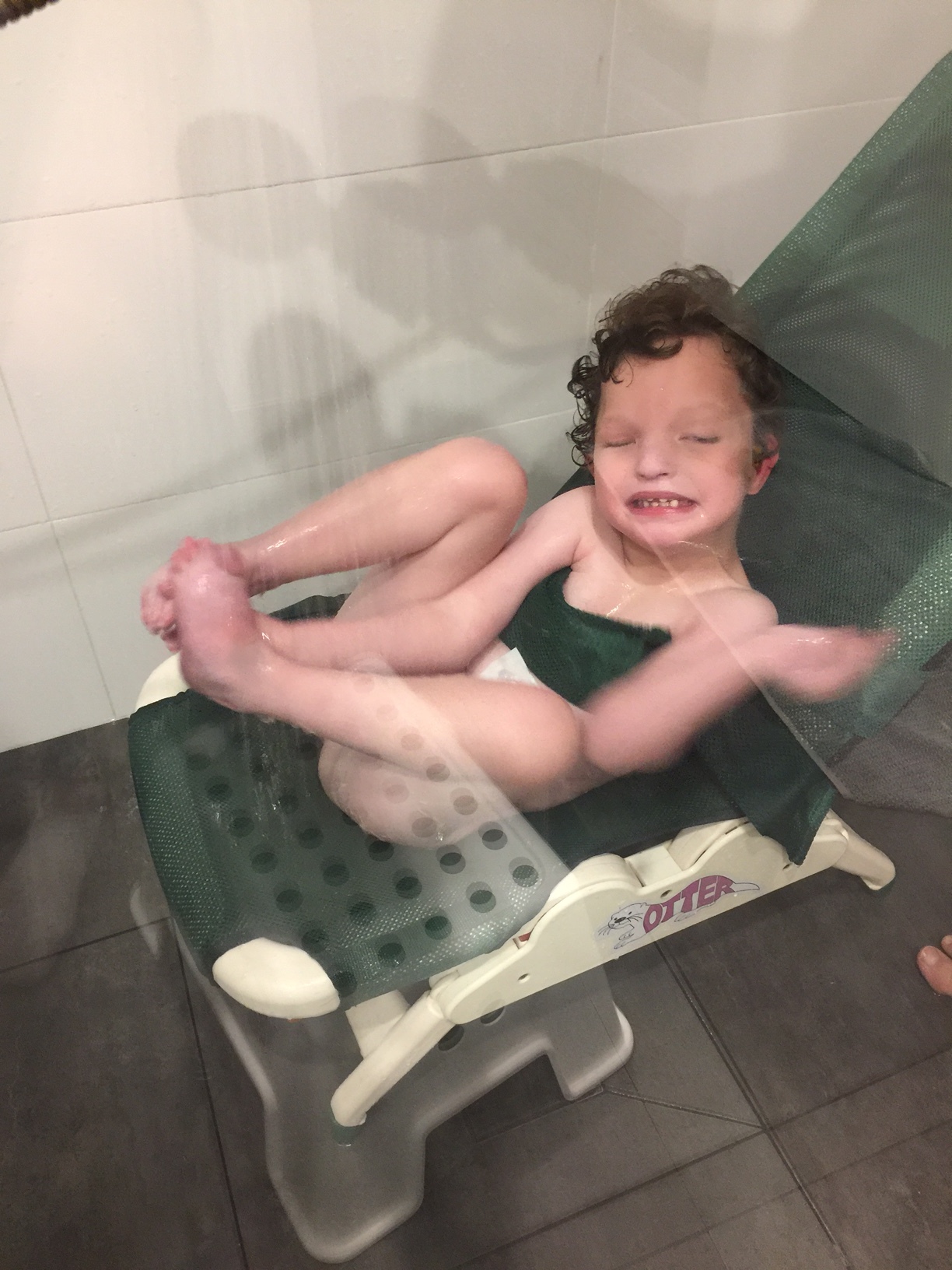 LOVING shower time