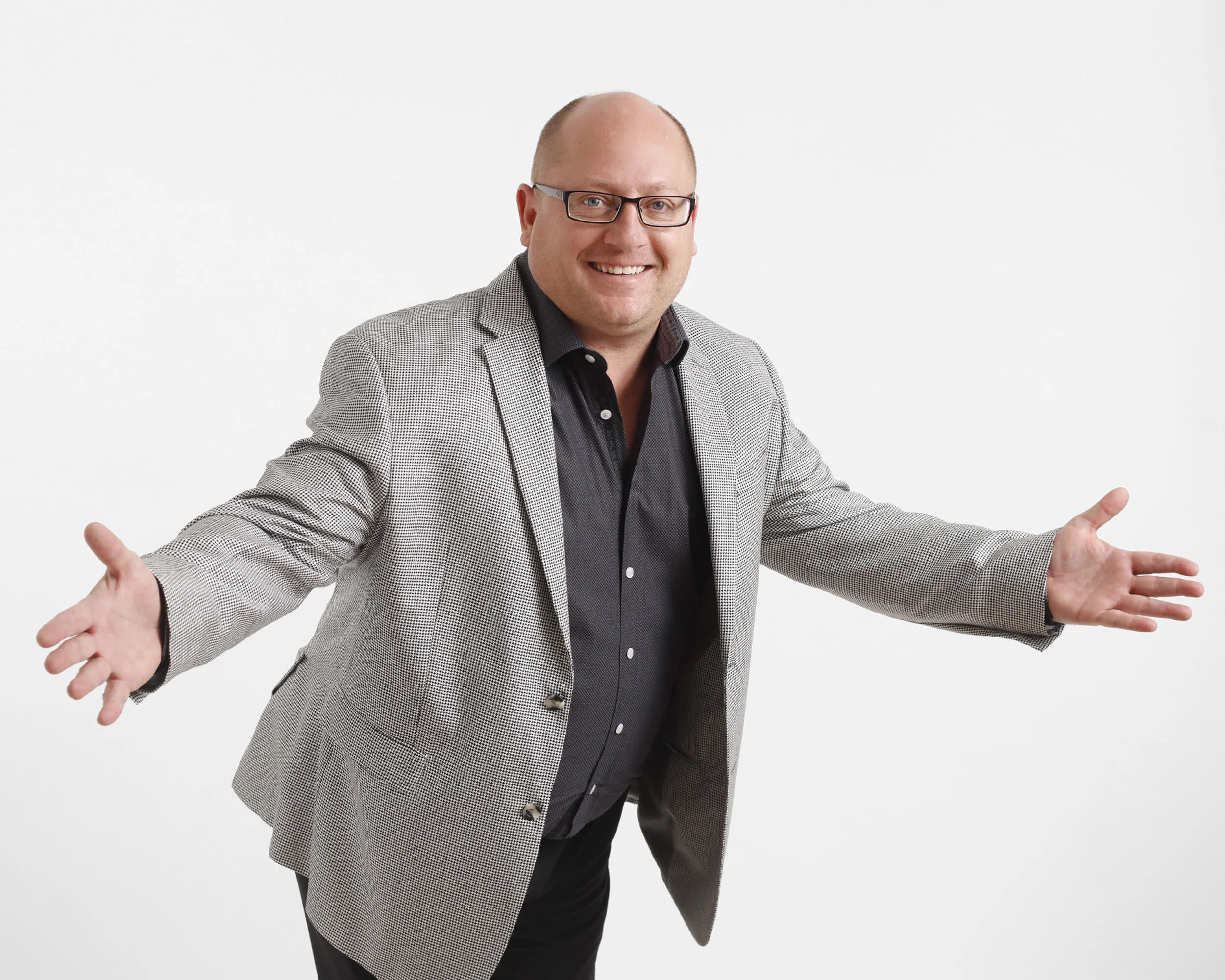 Business Portrait Expressive Gesture