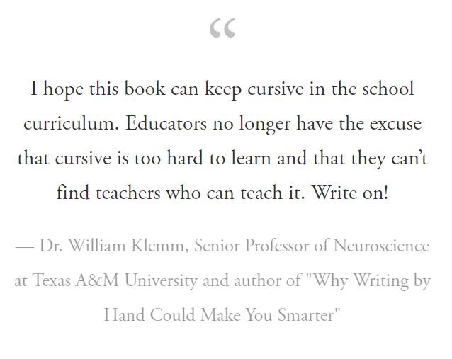 Dr. William Klemm, Senior Professor of Neuroscience at Texas A&M University and author of "Why Writing by Hand Could Make You Smarter"