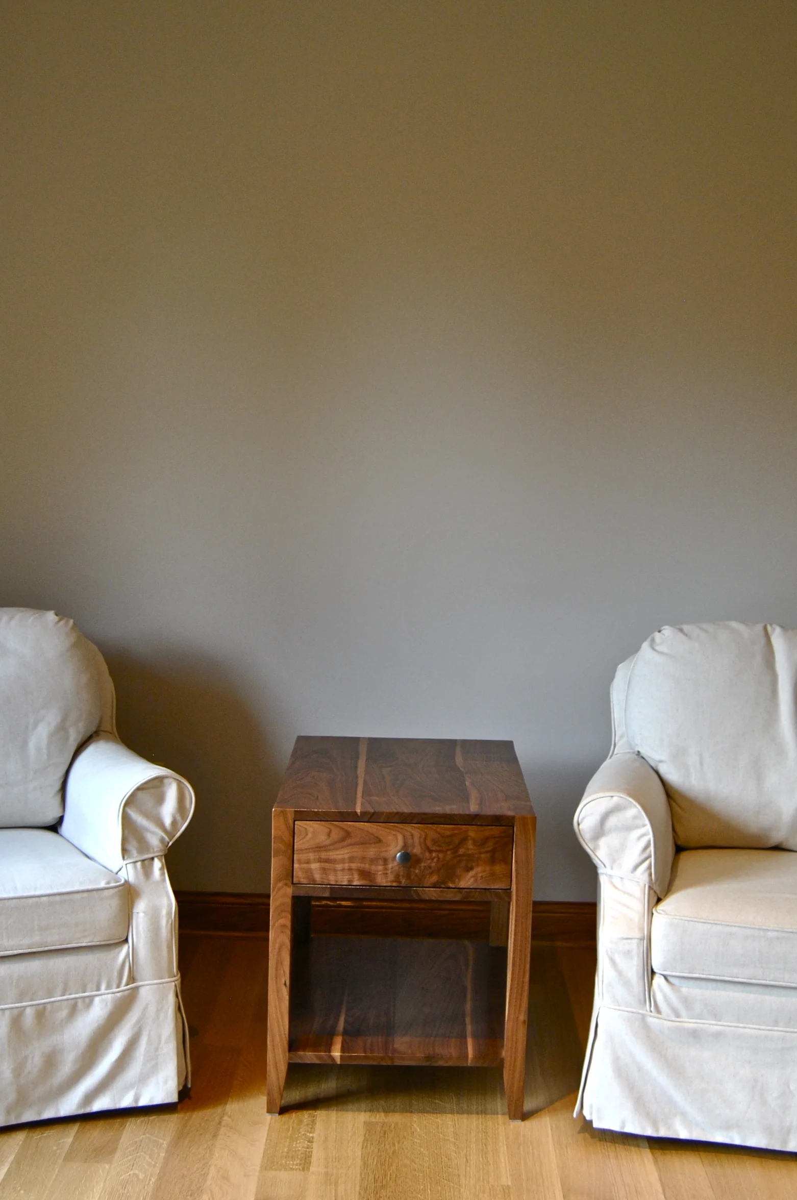 Solid Wood Custom Made End Table