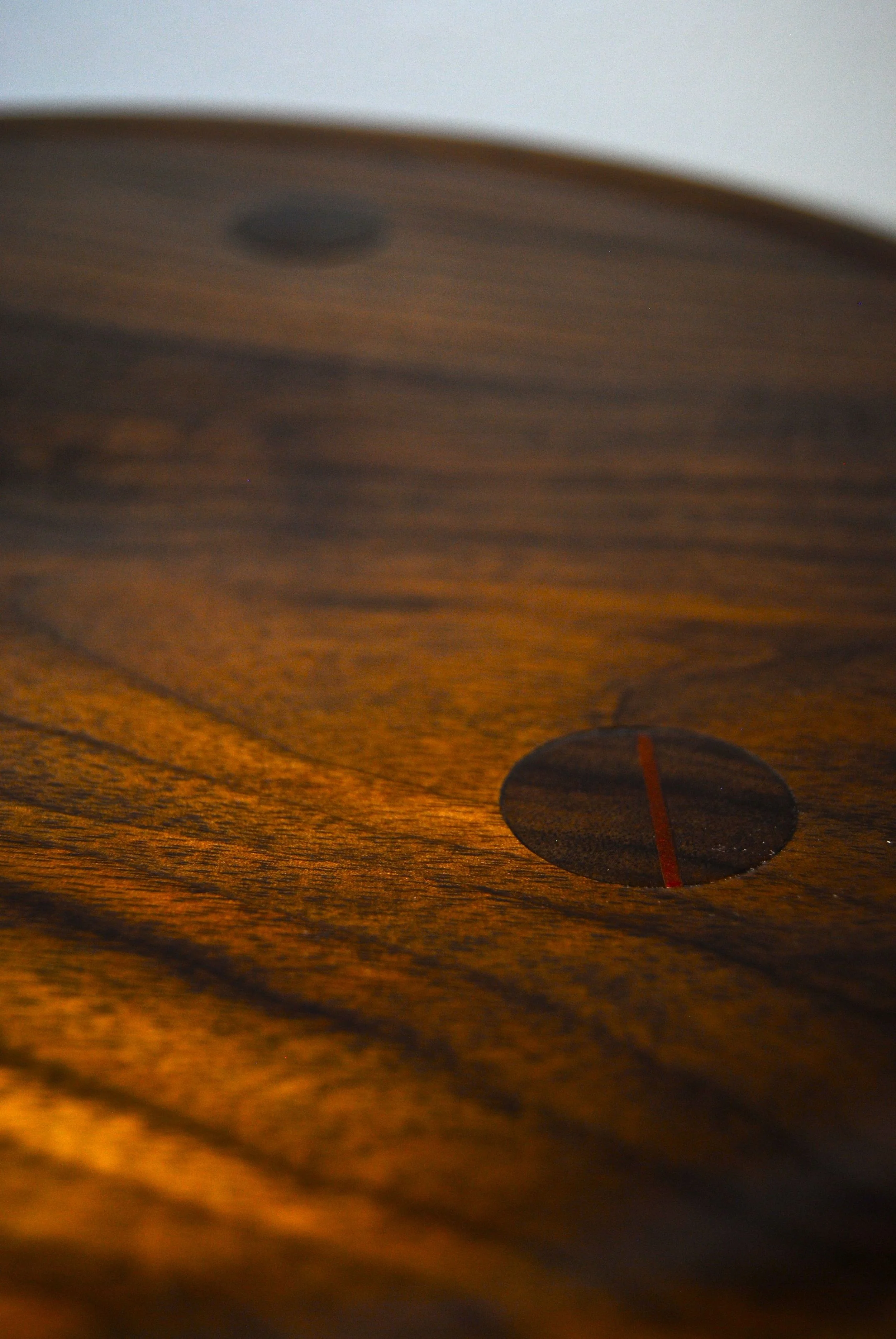 Walnut Stool Joinery - Bubinga Joint Detail