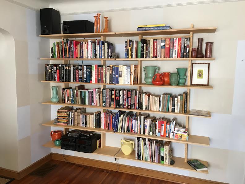 Contemporary Handmade Birch Wall Hanging Casework