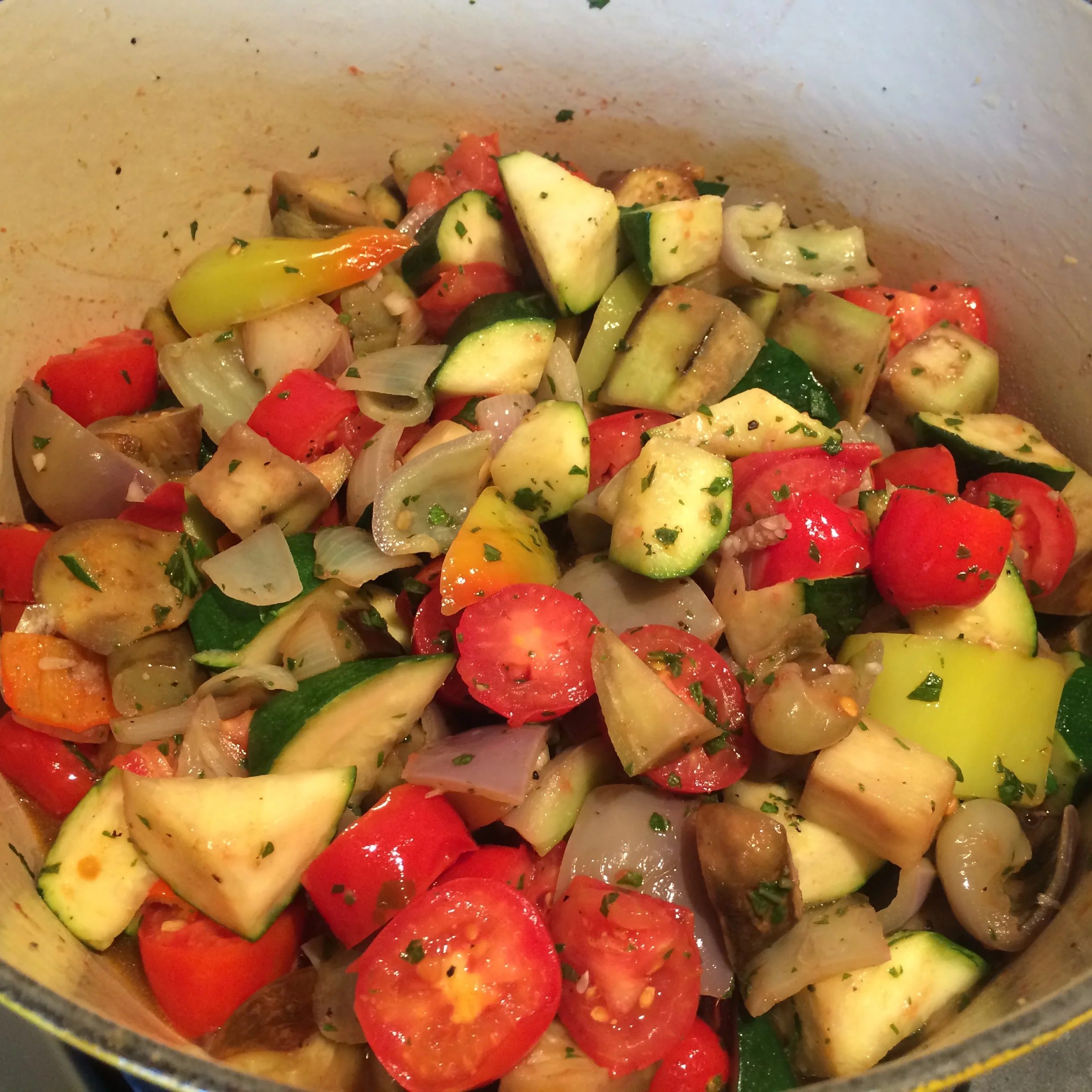 Mix together and add a 1/2 cup water.