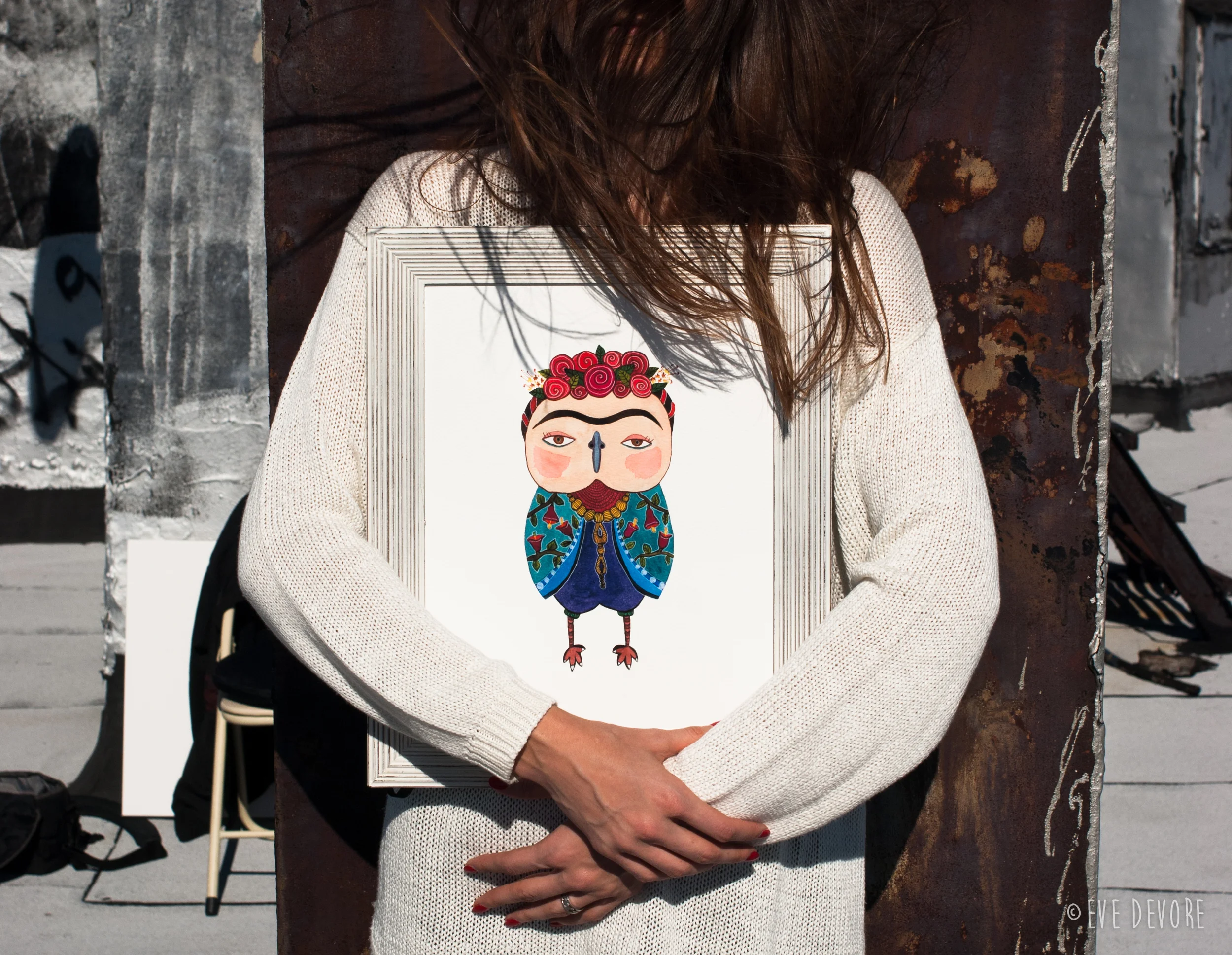 Frida Kahlo Owl and Art that tells a story