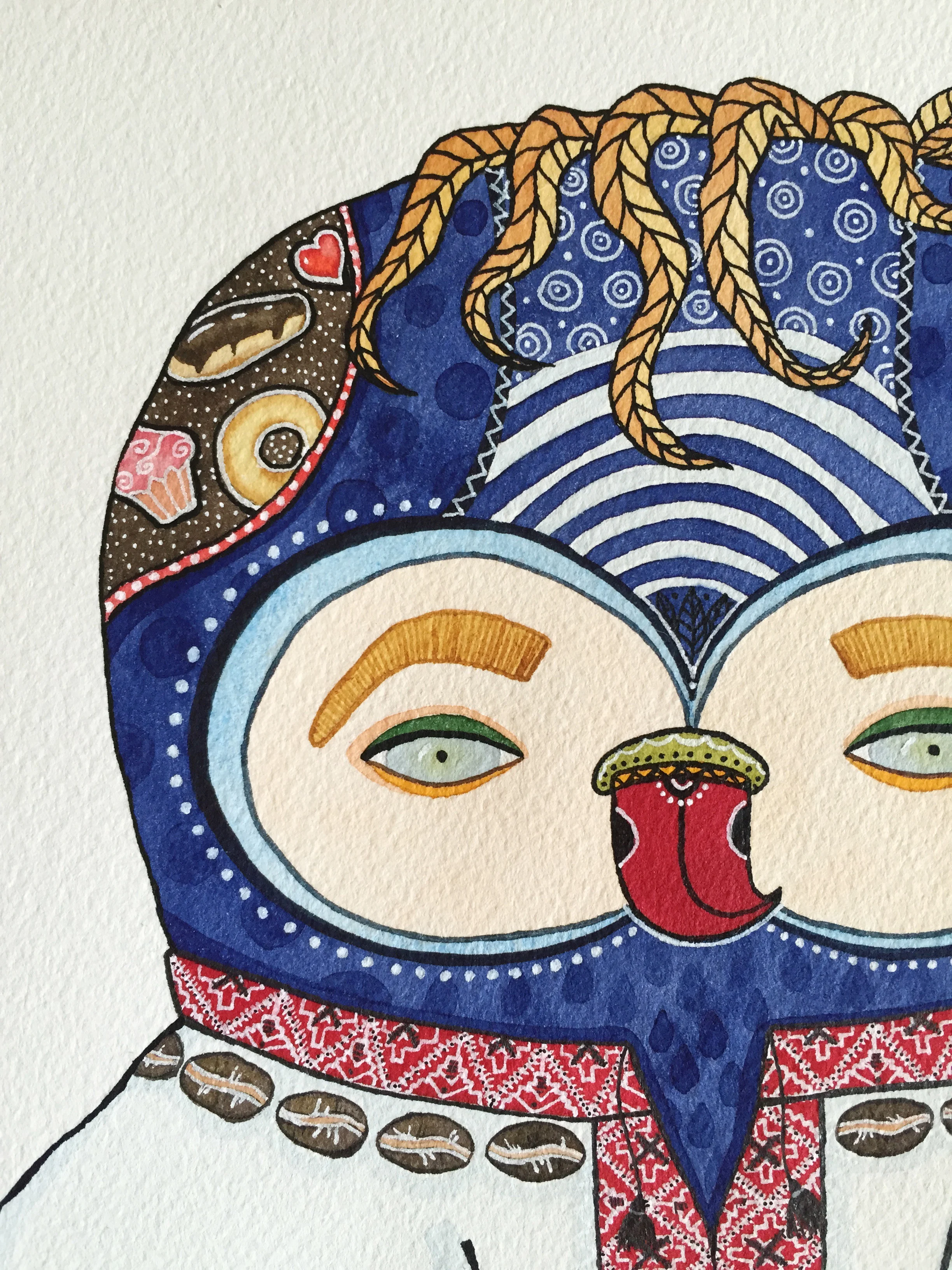 Ukrainian Soccer Player Owl