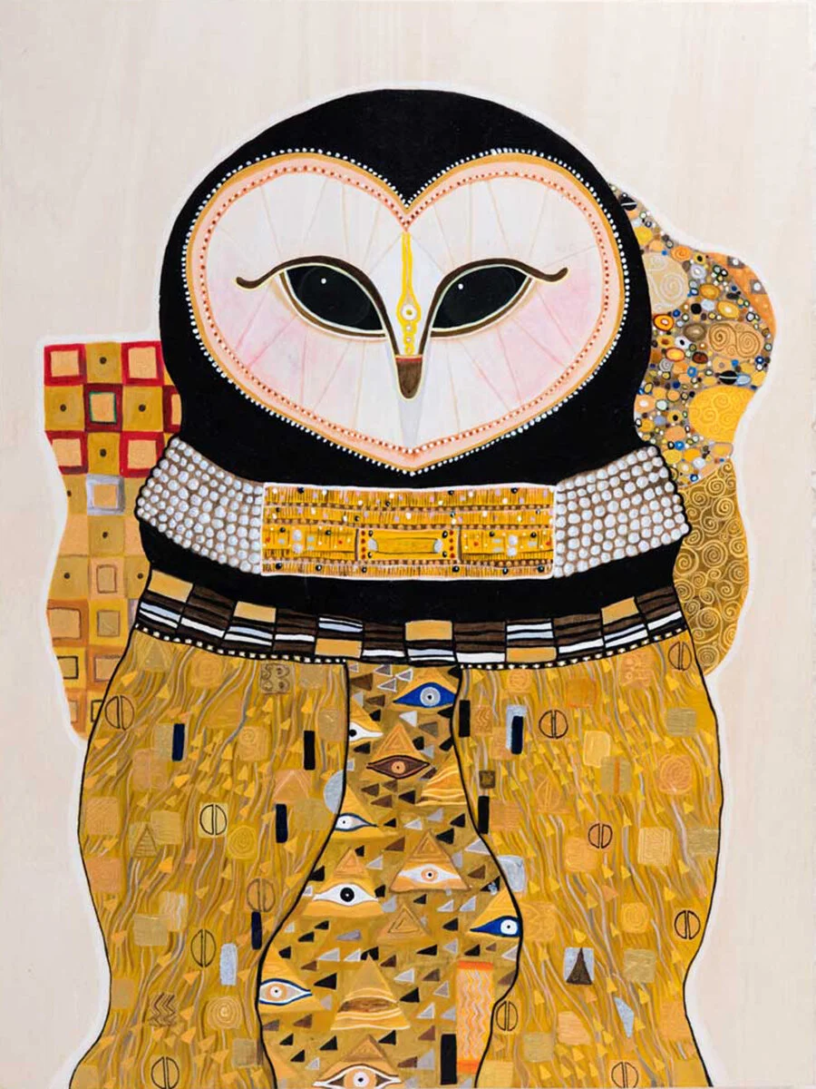 Owl In Gold