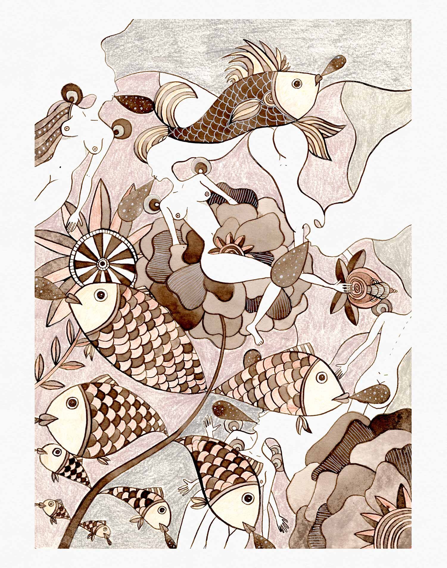 'In My Garden' limited edition giclée&nbsp;print (1/100)