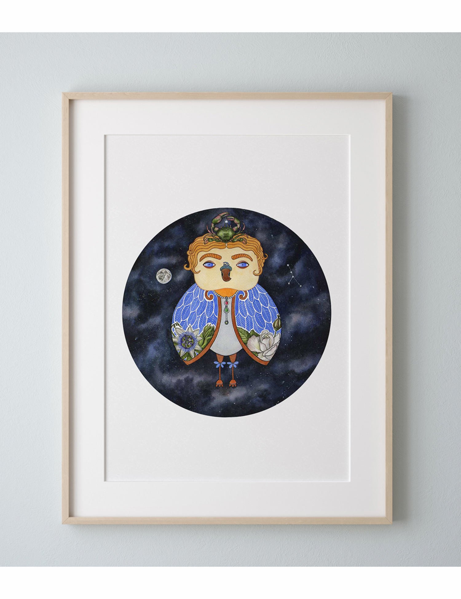 Leo Owl Print — EVE DEVORE